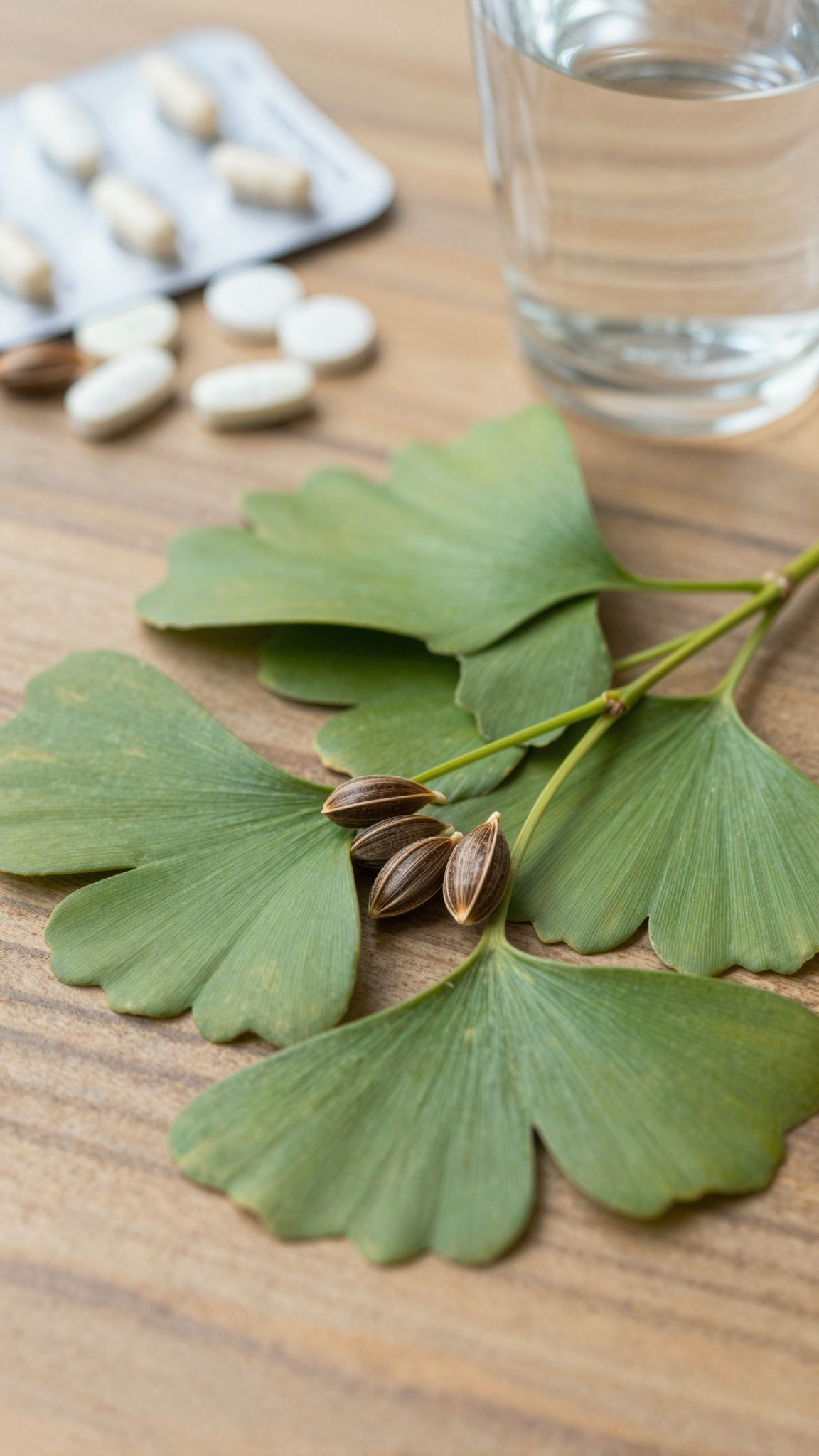 A Ginkgo biloba vérhígítókkal együtt vérzési kockázatot növelhet.