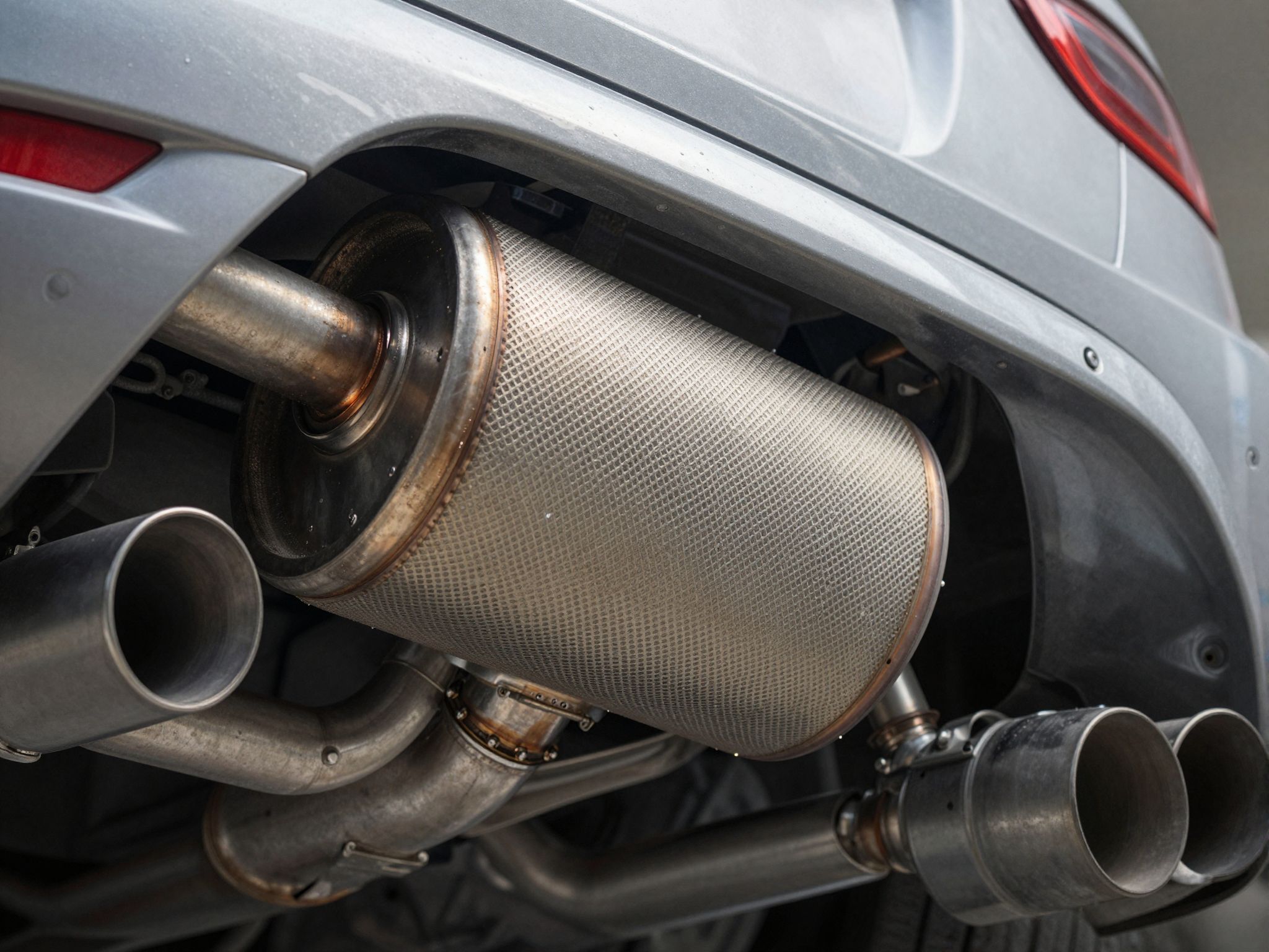 A hangtompítás csökkenti a kipufogógáz zaját reverberációval és elnyeléssel.