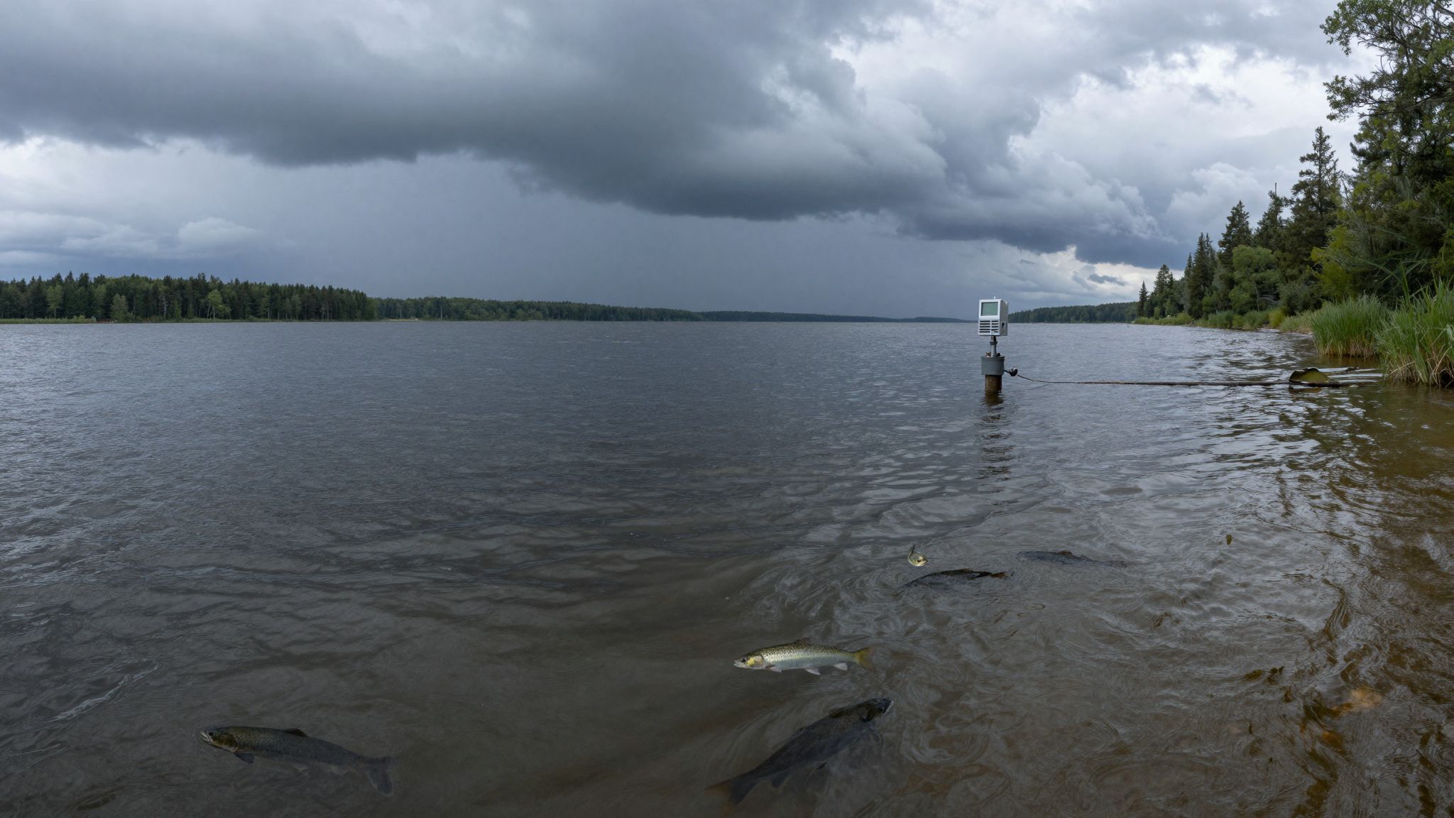 A hidegfrontok hosszan tartó hőmérsékletcsökkenést okoznak vízi élőhelyeken.