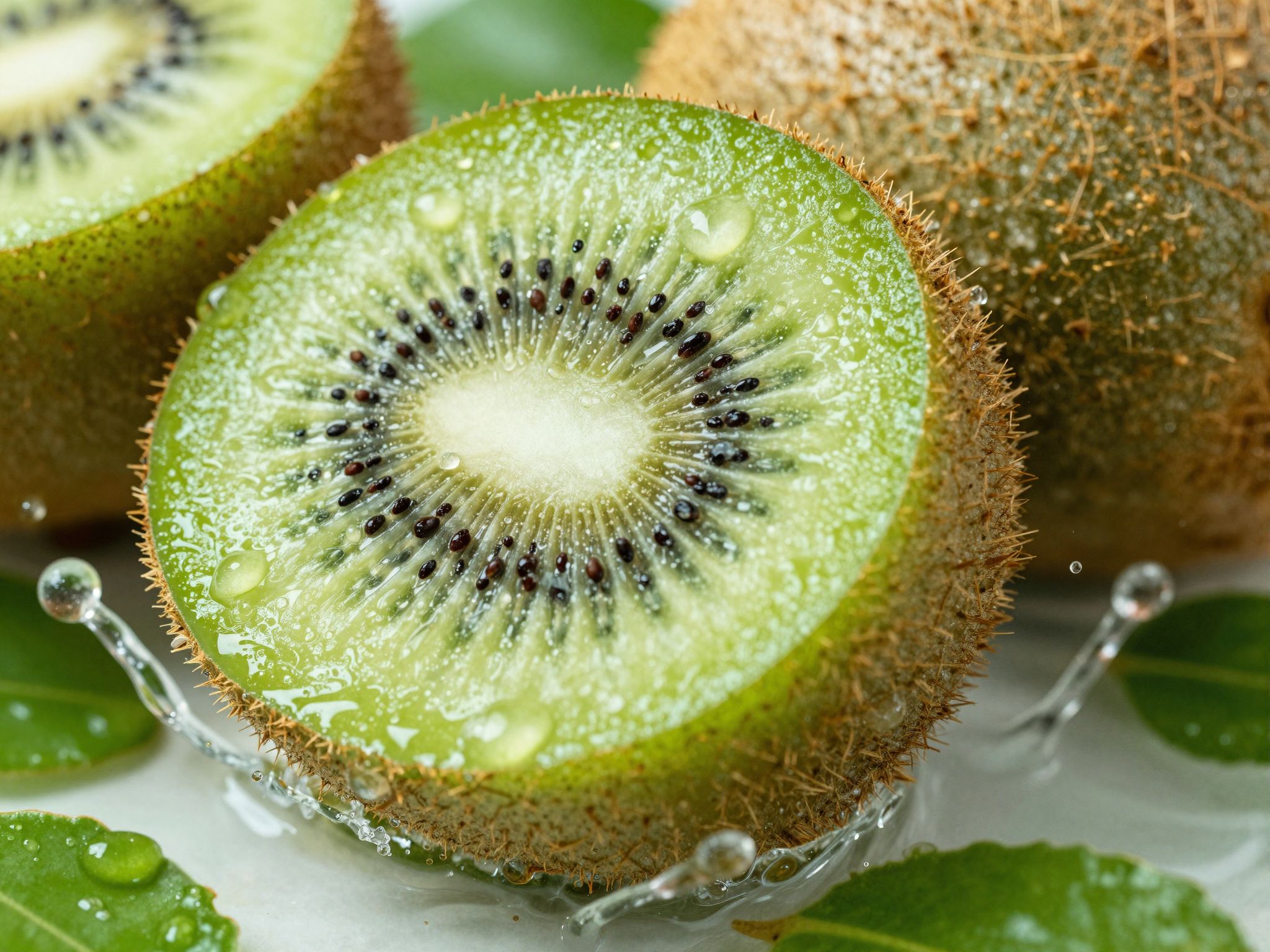 A kiwi gazdag víztartalma segíti a bőr mélyhidratálását.