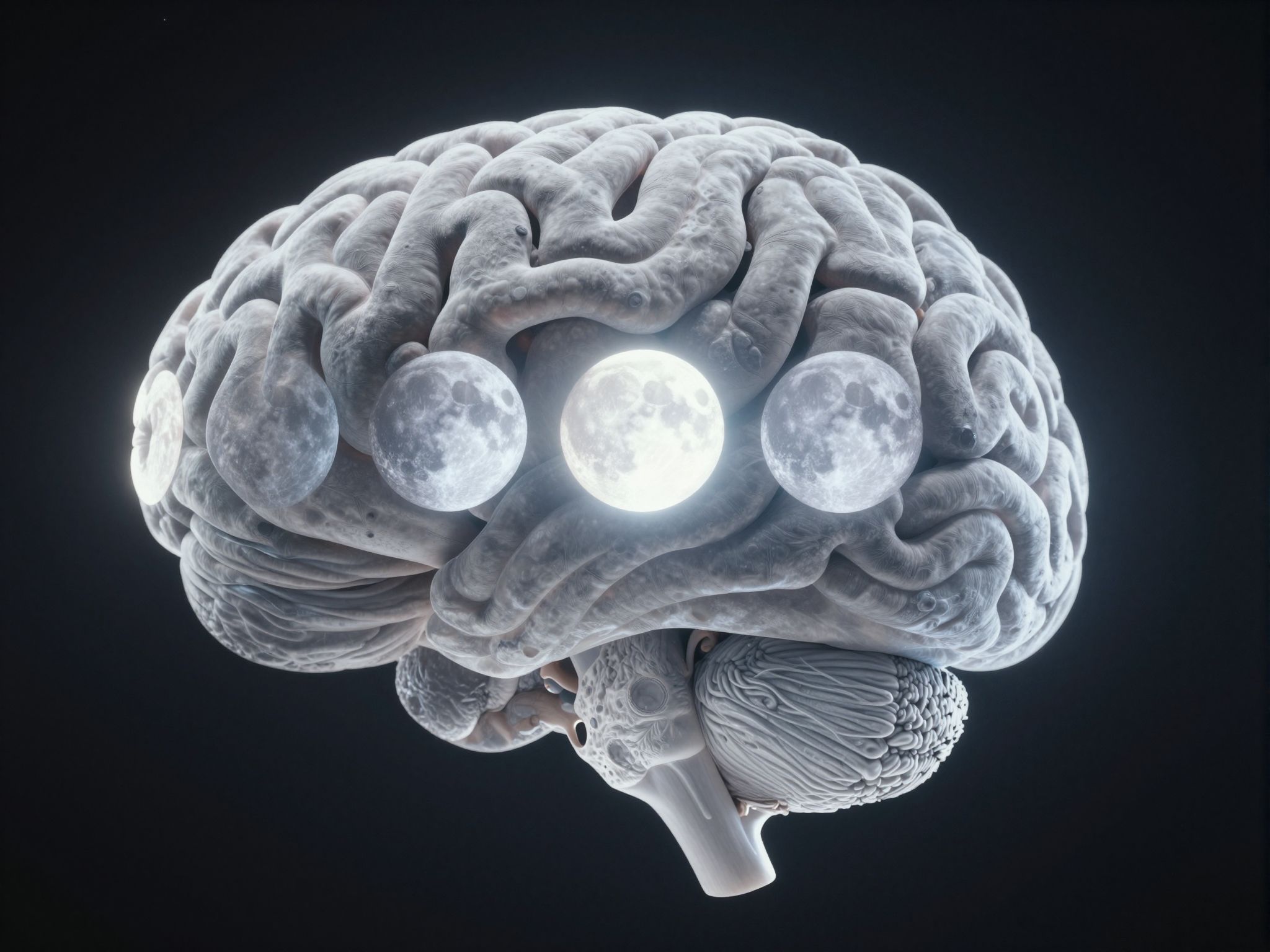 A holdfázisok befolyásolják az emberi alvási ciklust.