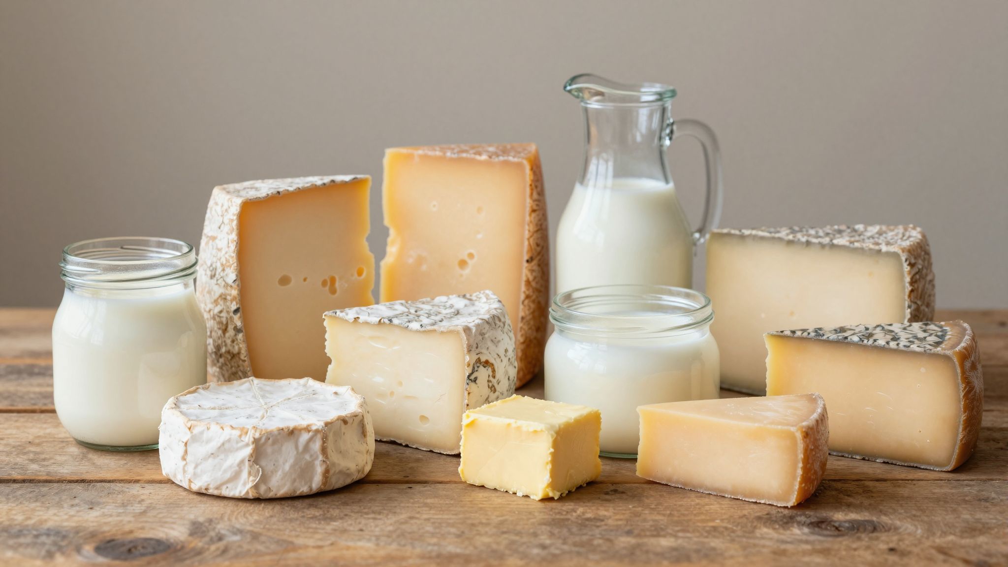 A kecsketejtermékek gazdag ízvilága sokféle sajtot kínál.