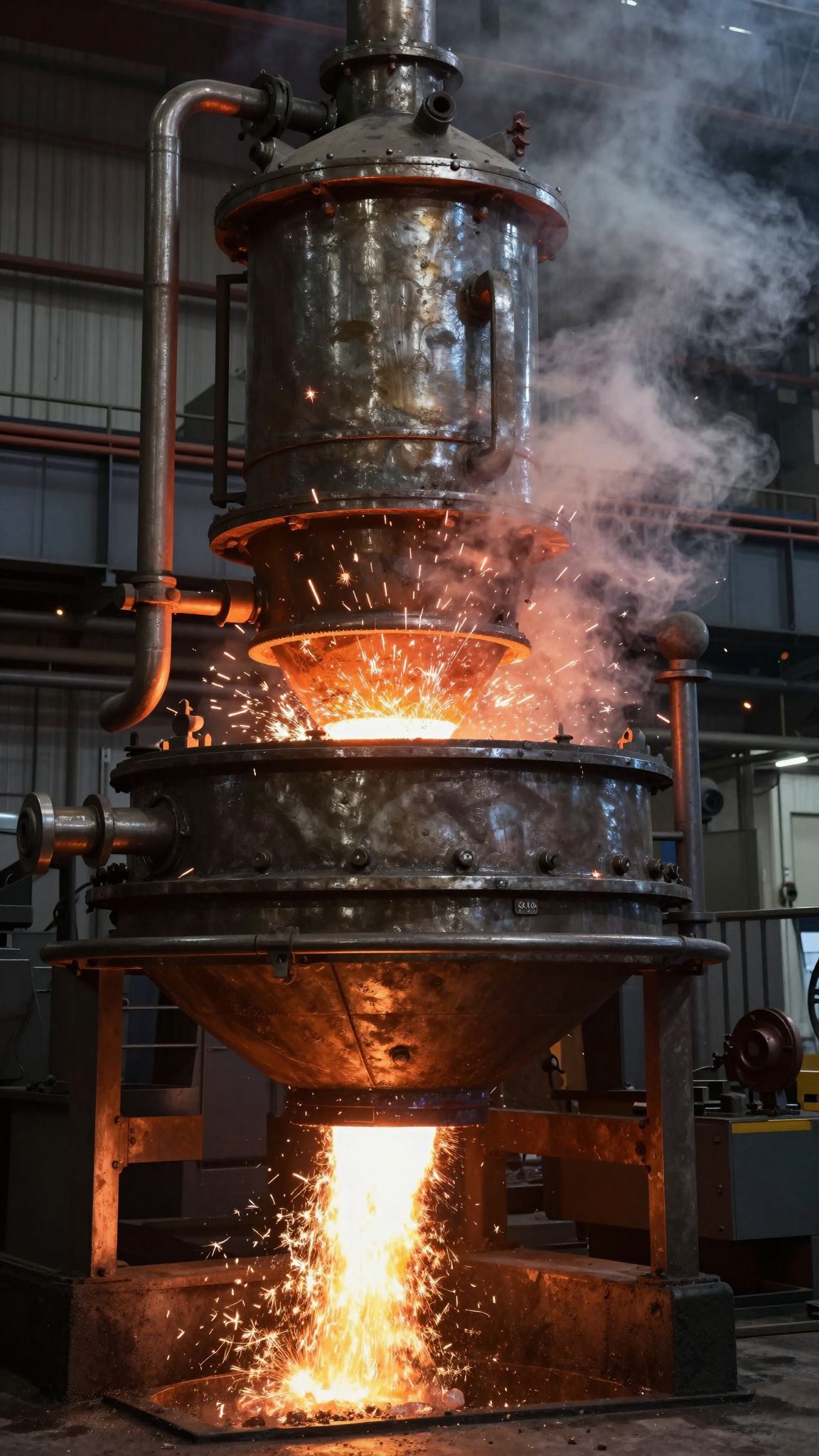 A Bessemer-eljárás forradalmasította az acélgyártást levegő befúvással.