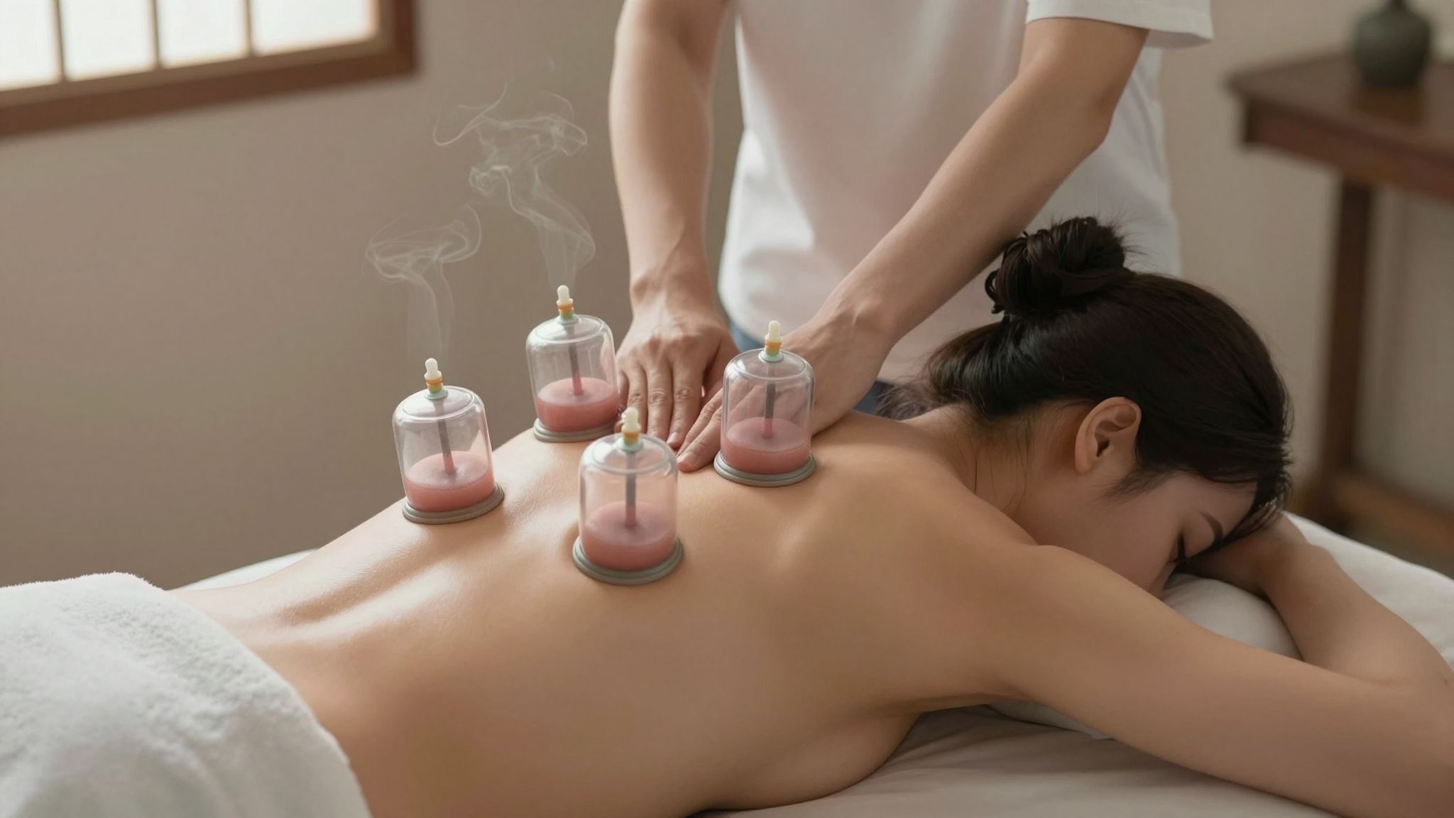 A köpölyözés serkenti az idegrendszer relaxációs folyamatait és csökkenti a stresszt.