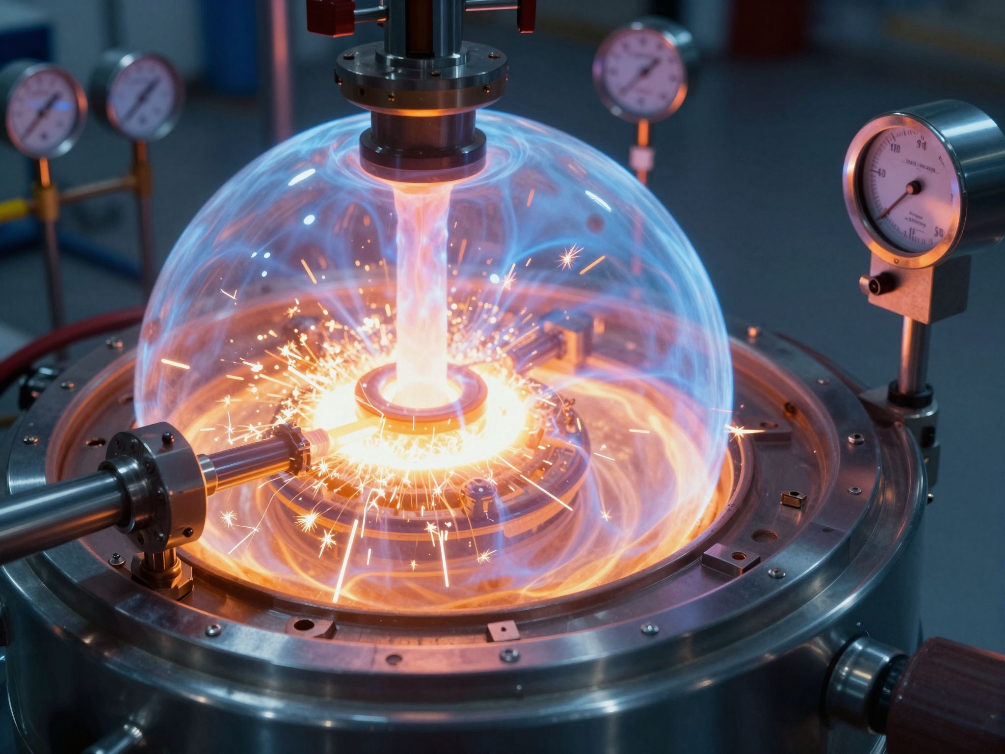 A magfúzióhoz több tízmillió fokos hőmérséklet és hatalmas nyomás kell.