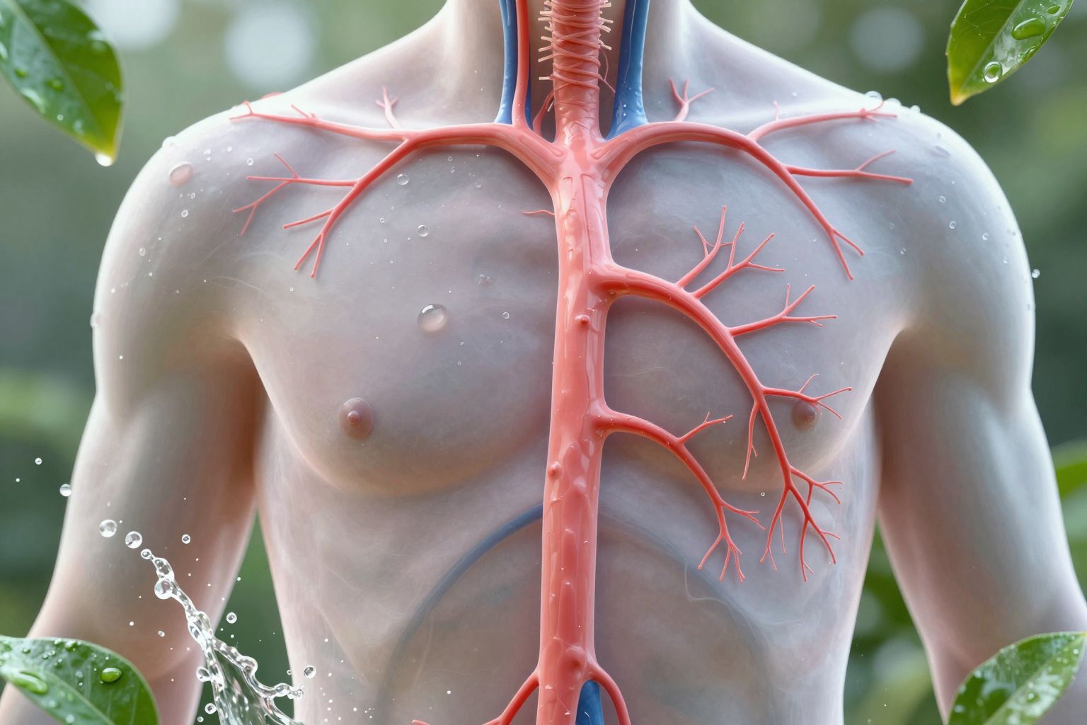 A víz segíti a nyirok áramlását és méregtelenítését.