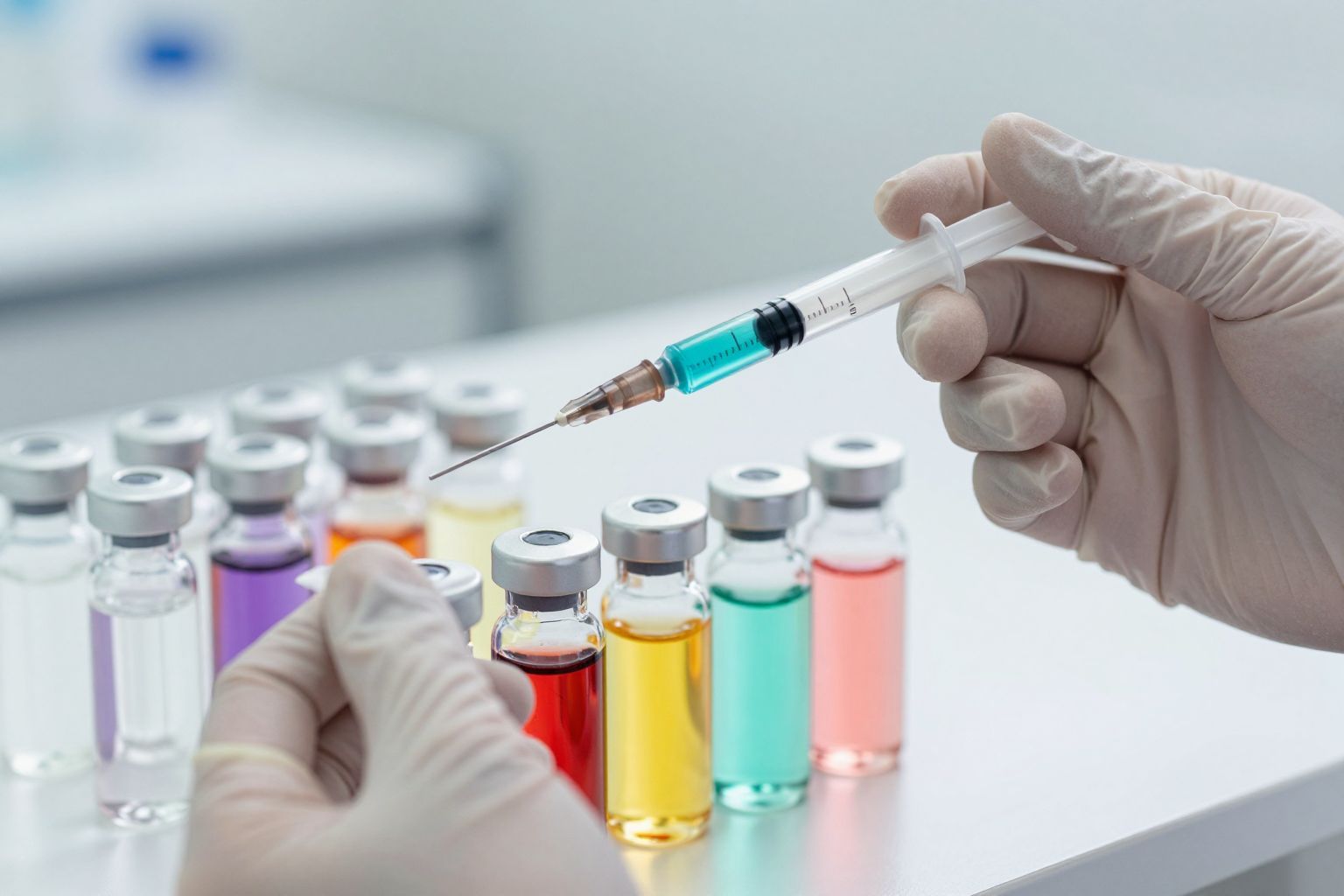 A mezoterápia koktéljai vitaminnal, hyaluronsavval fiatalítanak.