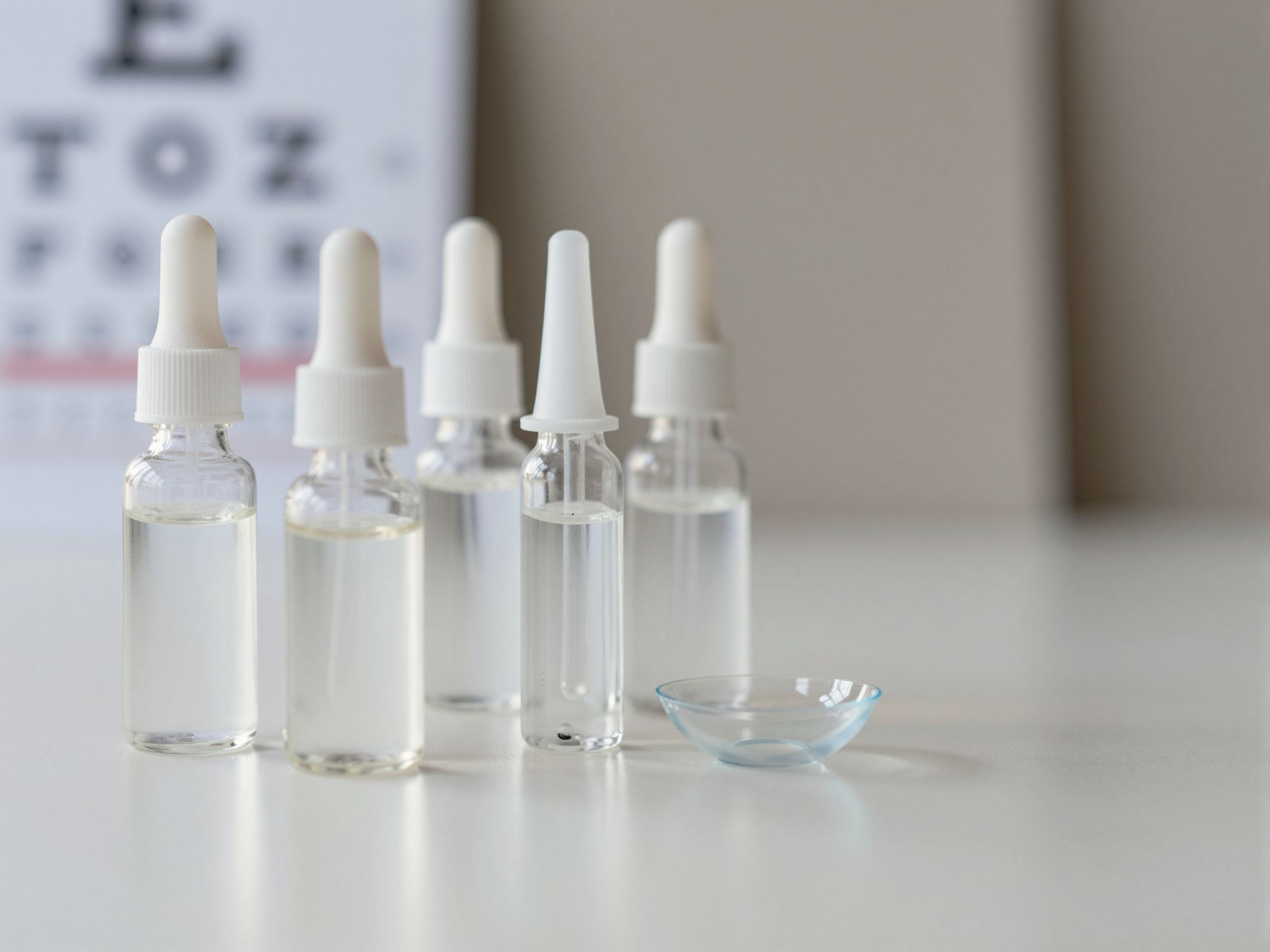 A műkönnyek különböző összetevői célzott nedvességet biztosítanak.