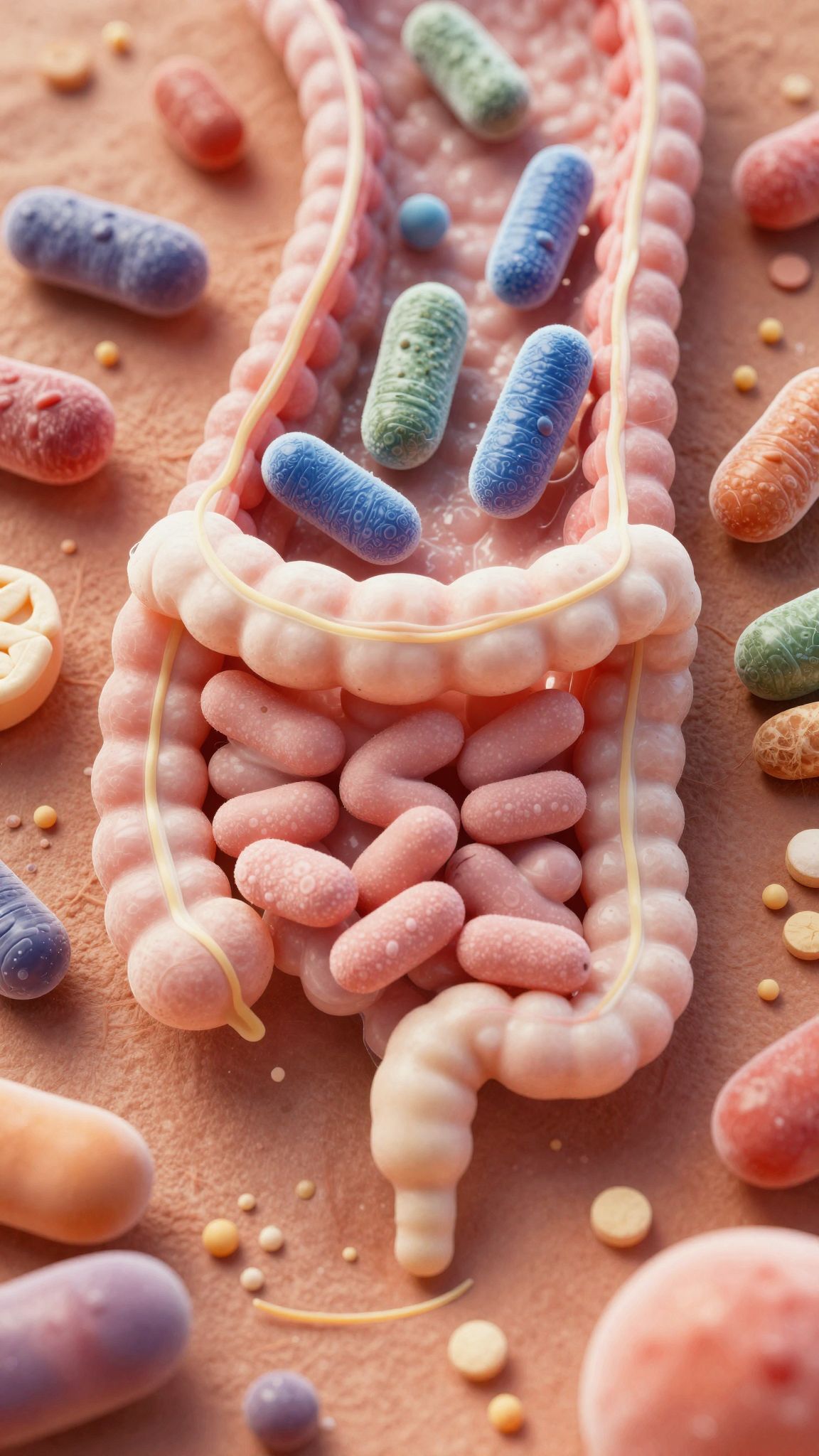 A Neurosan Entero prebiotikumokat és probiotikumokat kombinál a bélflóra támogatására.