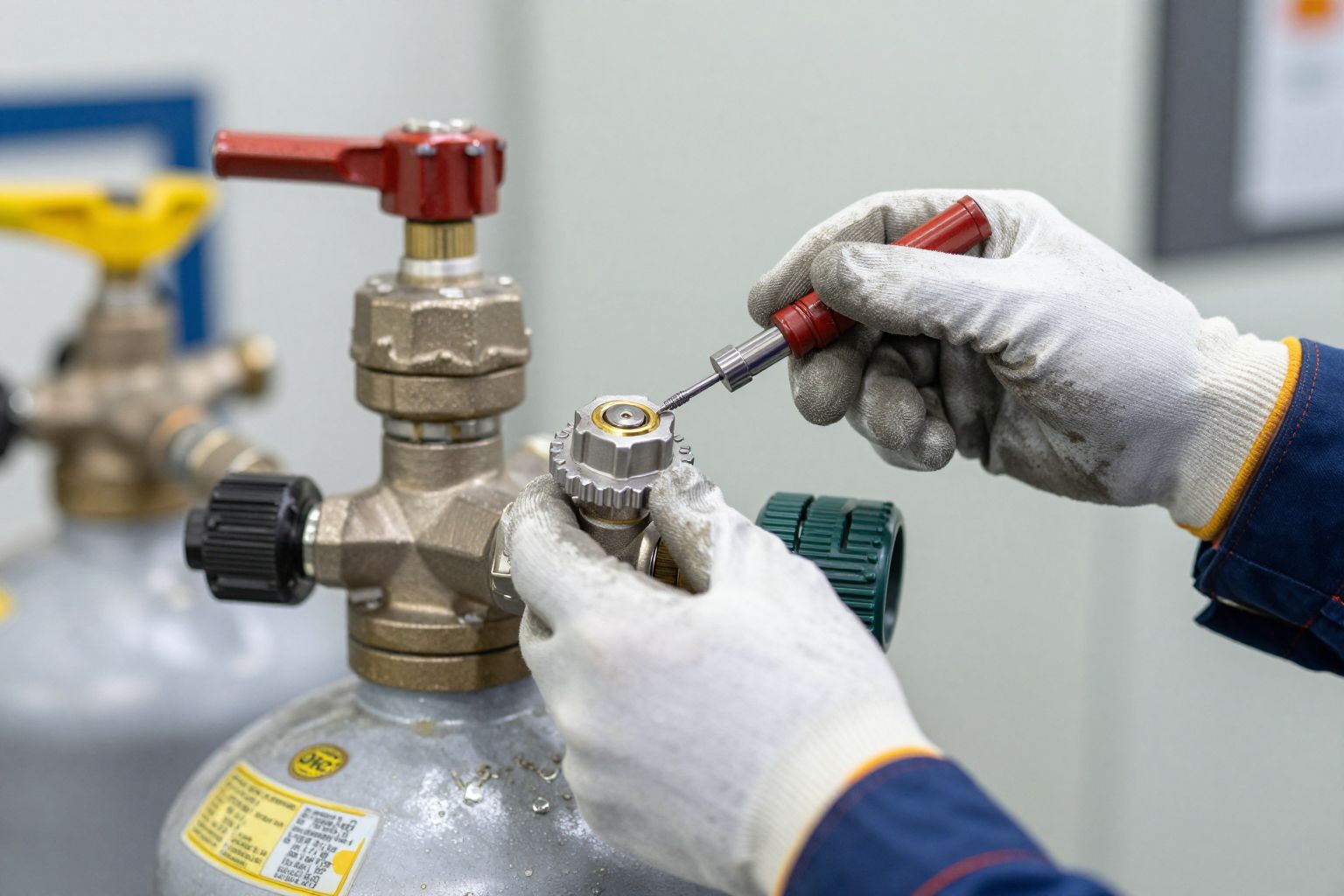 A rendszeres szerviz megakadályozza a gázszivárgás veszélyét.