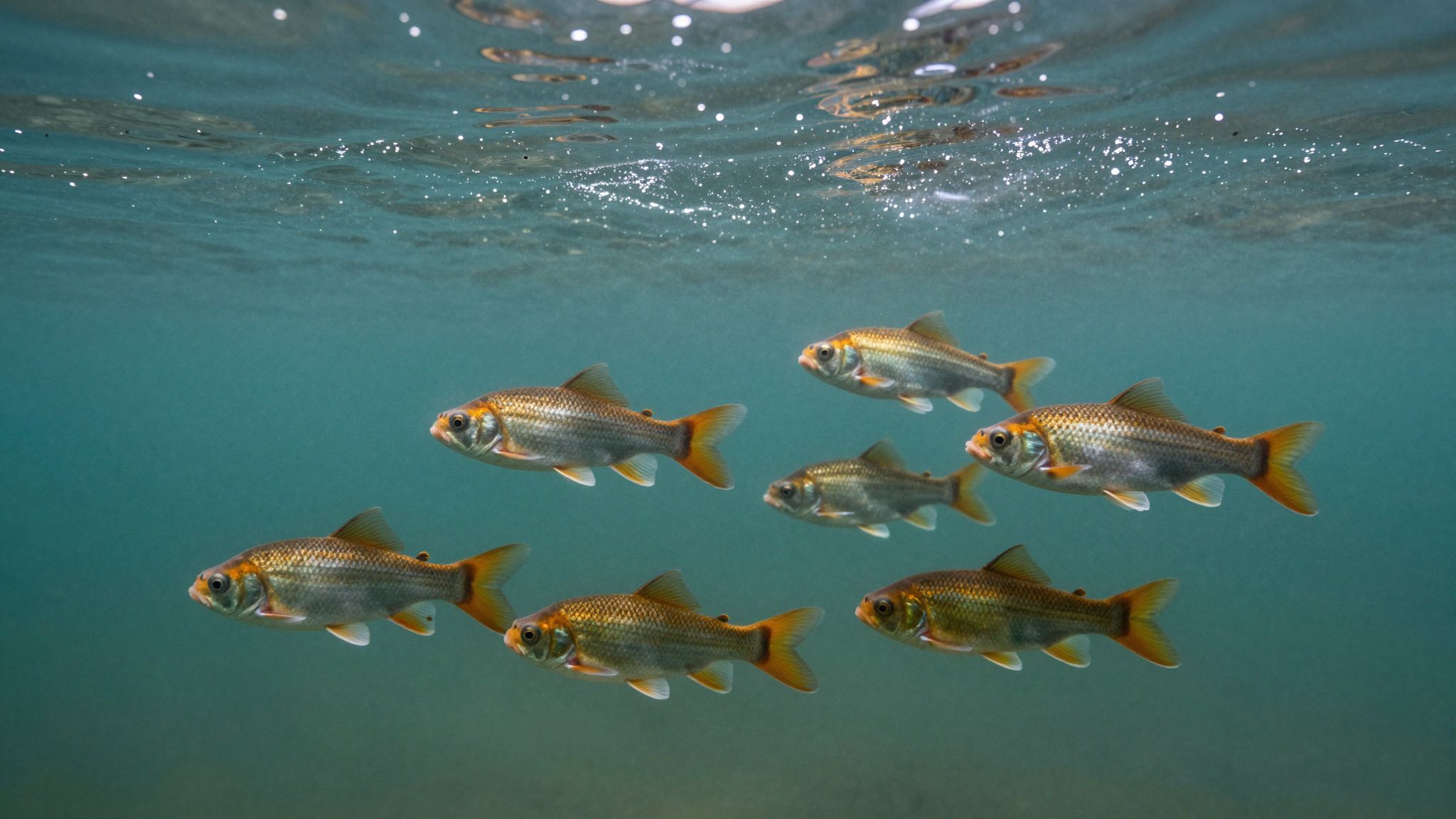 A hideg víz lassítja a halak anyagcseréjét és mozgását.