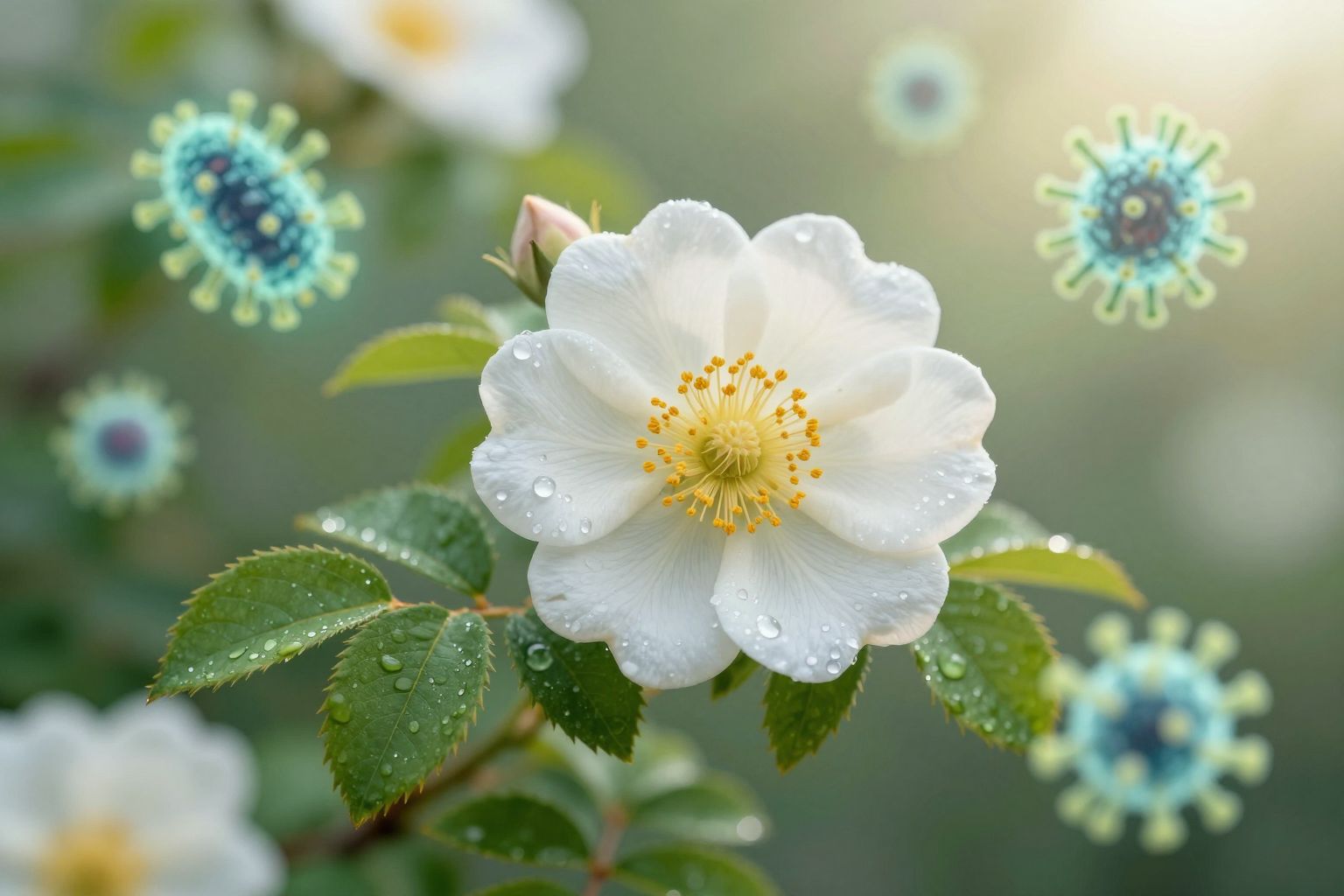 A bodorka rózsa természetes antibakteriális védelemmel támogatja az immunrendszert.