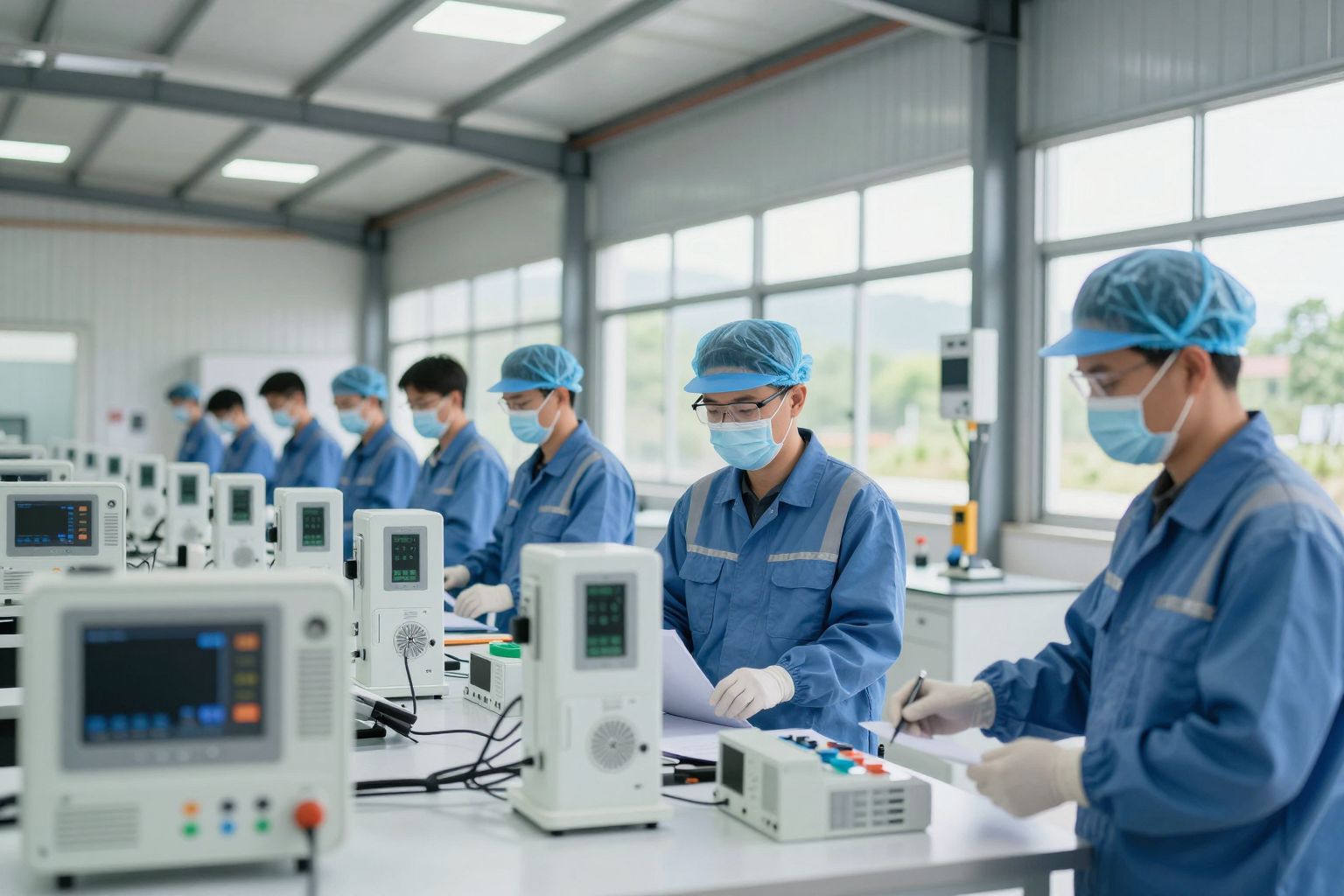 Az acetaldehid koncentrációját légzőkészülékekkel folyamatosan ellenőrzik.