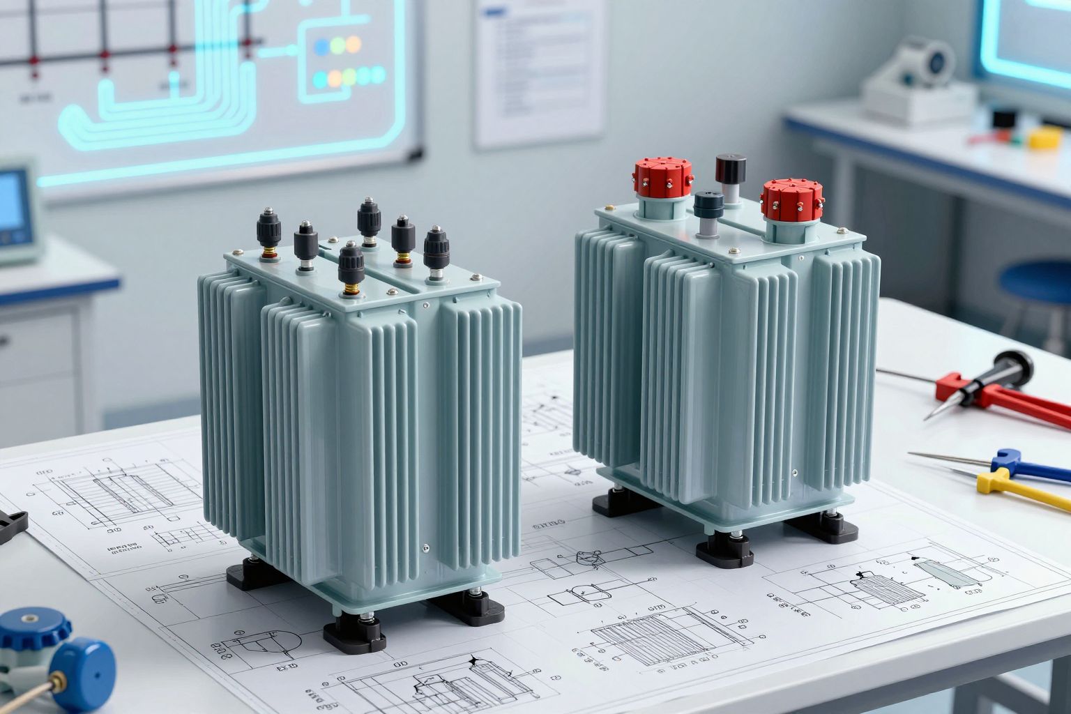 Az autótranszformátor kisebb helyet foglal és hatékonyabb.