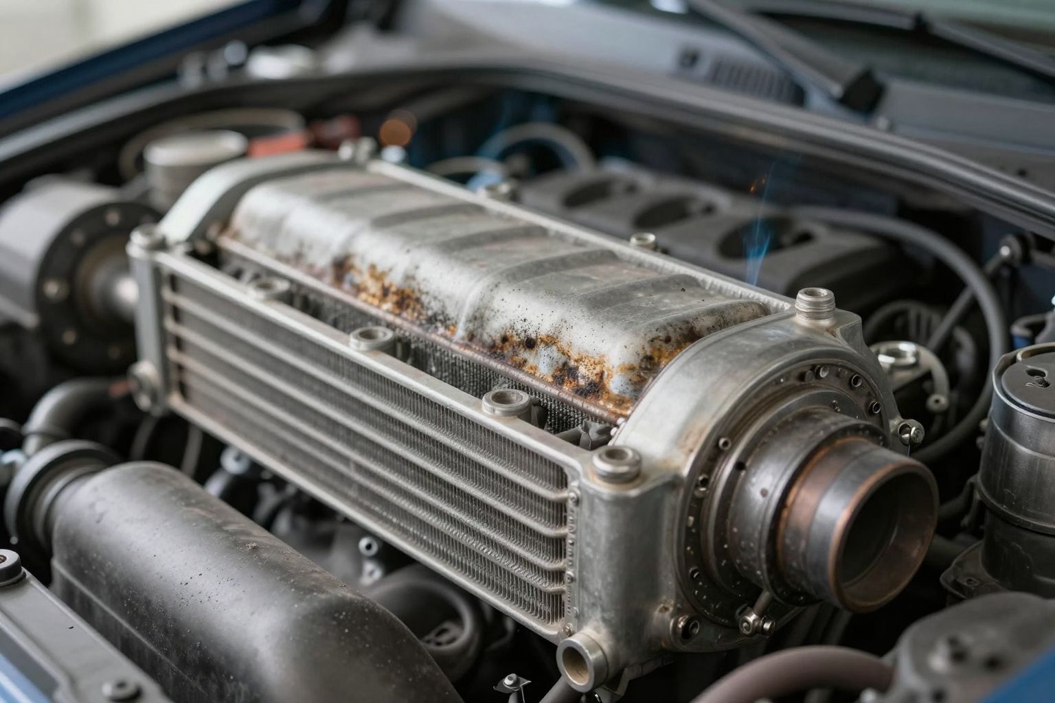 Az EGR hűtő hibája motor túlhevüléséhez és teljesítménycsökkenéshez vezet.