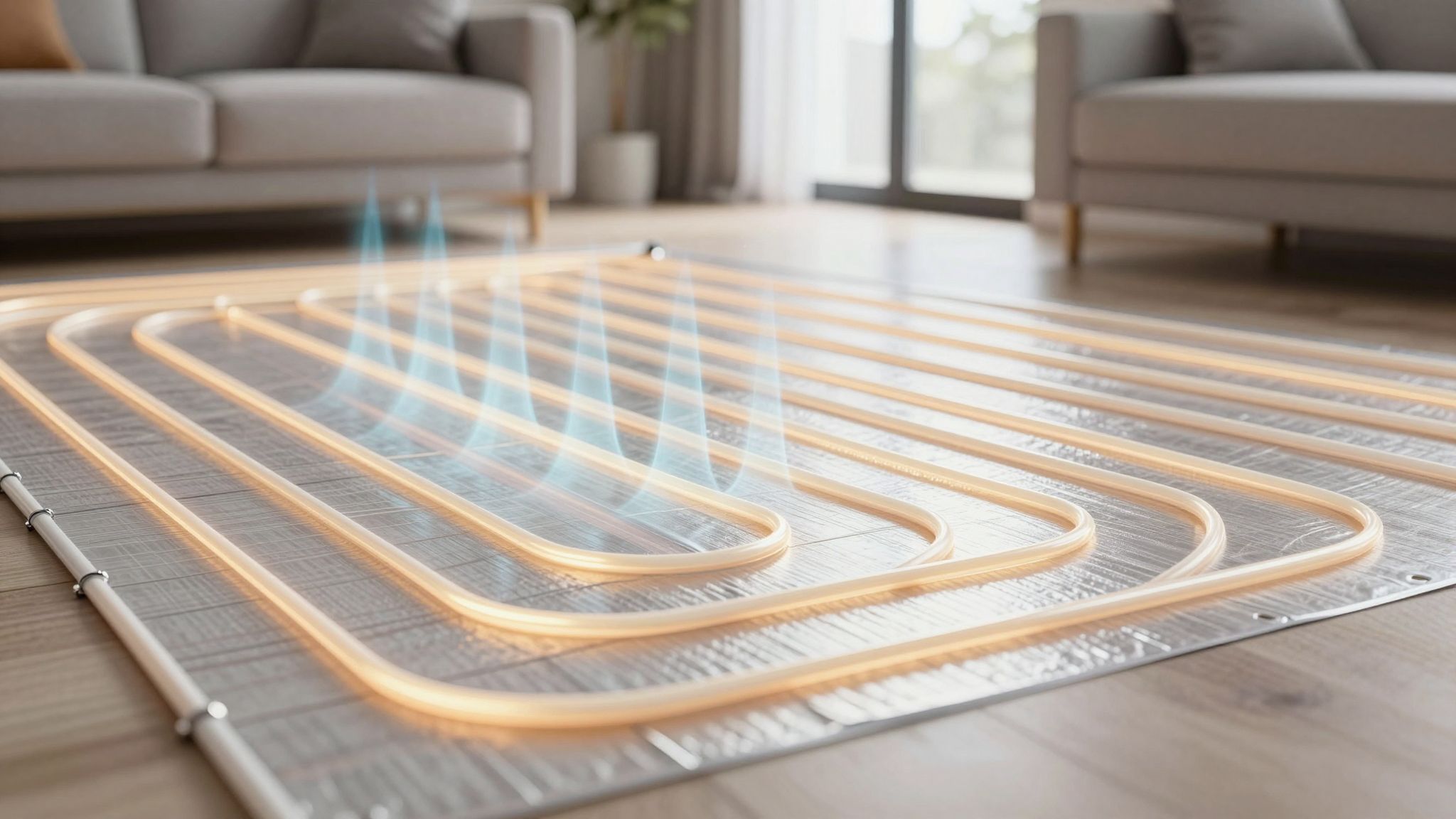 Az elektromos padlófűtés főként alacsony frekvenciás mágneses mezőt bocsát ki.