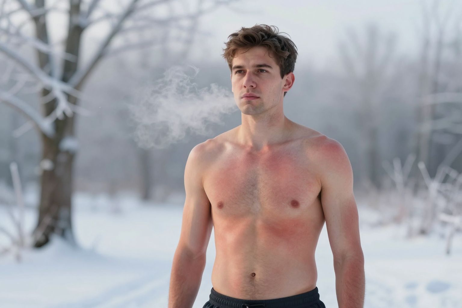 Az emberi test hidegben főként vazokonstrikcióval védekezik a hőveszteség ellen.