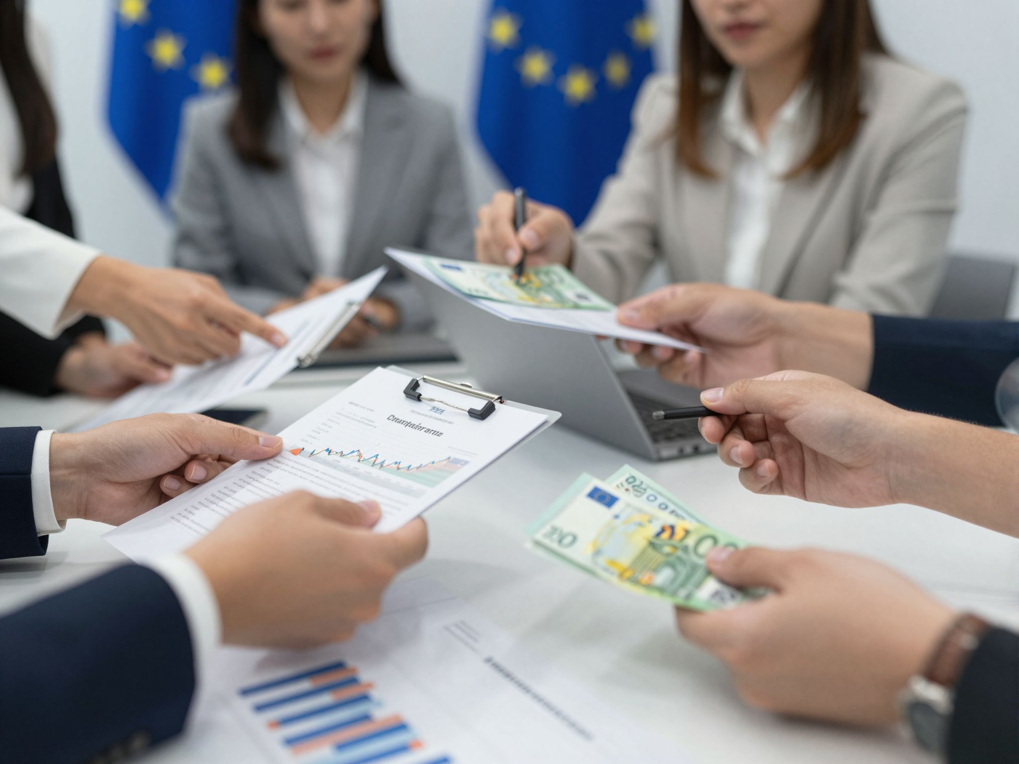 Az EU költségvetését a tagállamok befizetései finanszírozzák.