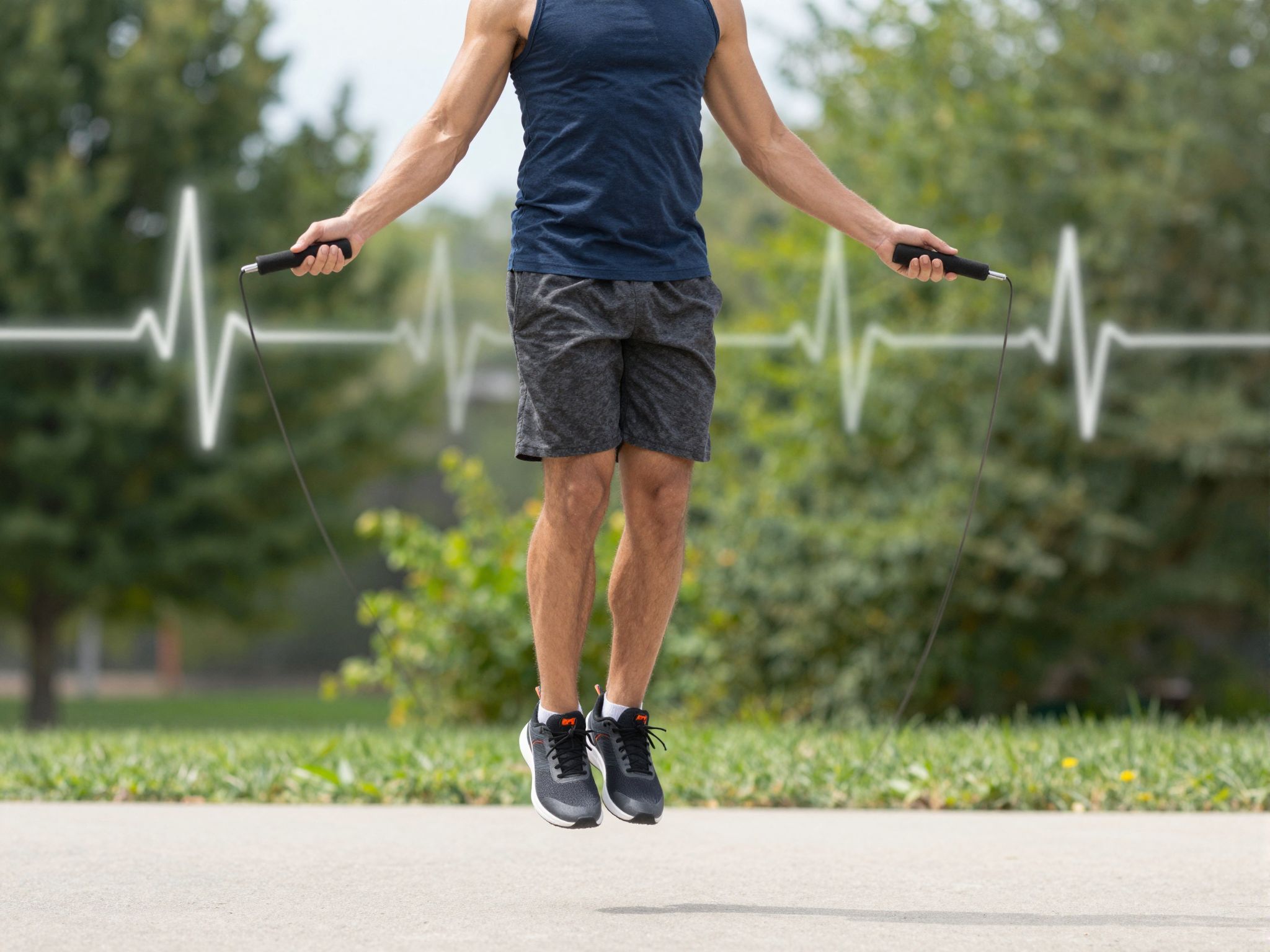 Az ugrókötél fokozza a pulzusszámot és javítja a vérkeringést.