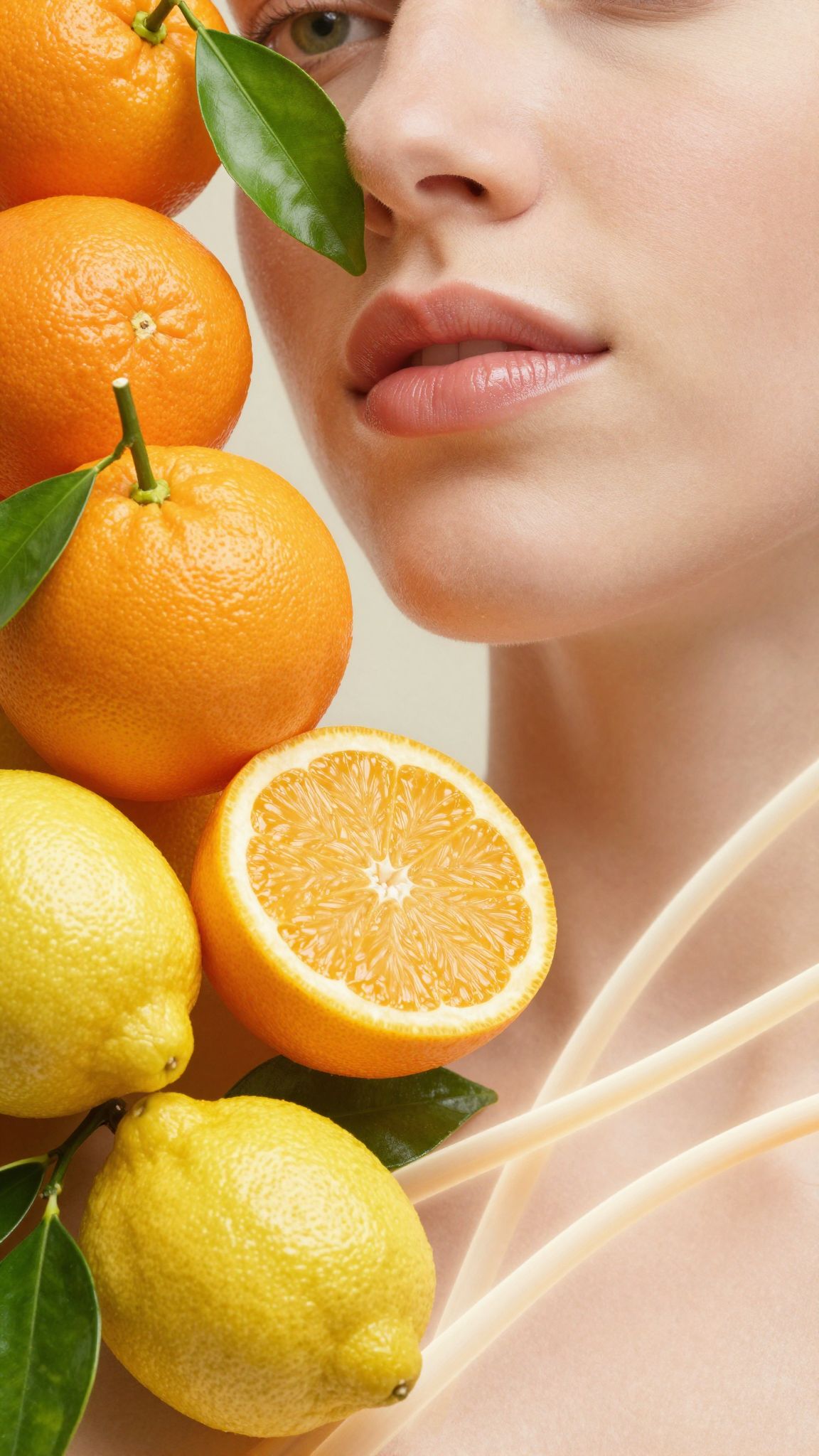 A C-vitamin támogatja az immunrendszert és kollagéntermelést.