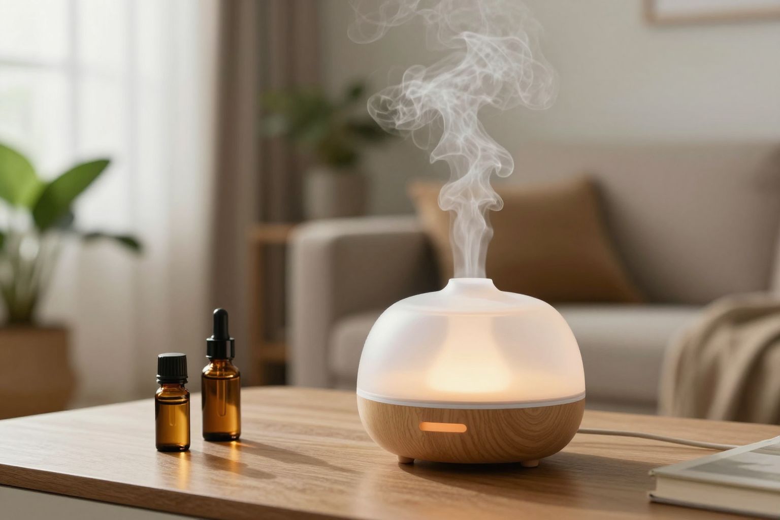 A diffúzorok természetes párolgással frissítik a otthoni levegőt.