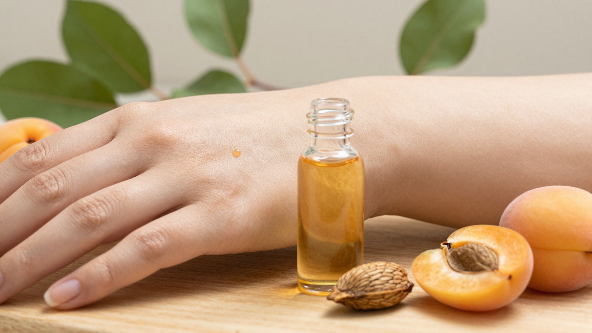 A sárgabarackmagolaj gyulladáscsökkentő hatással enyhíti az ekcémát.