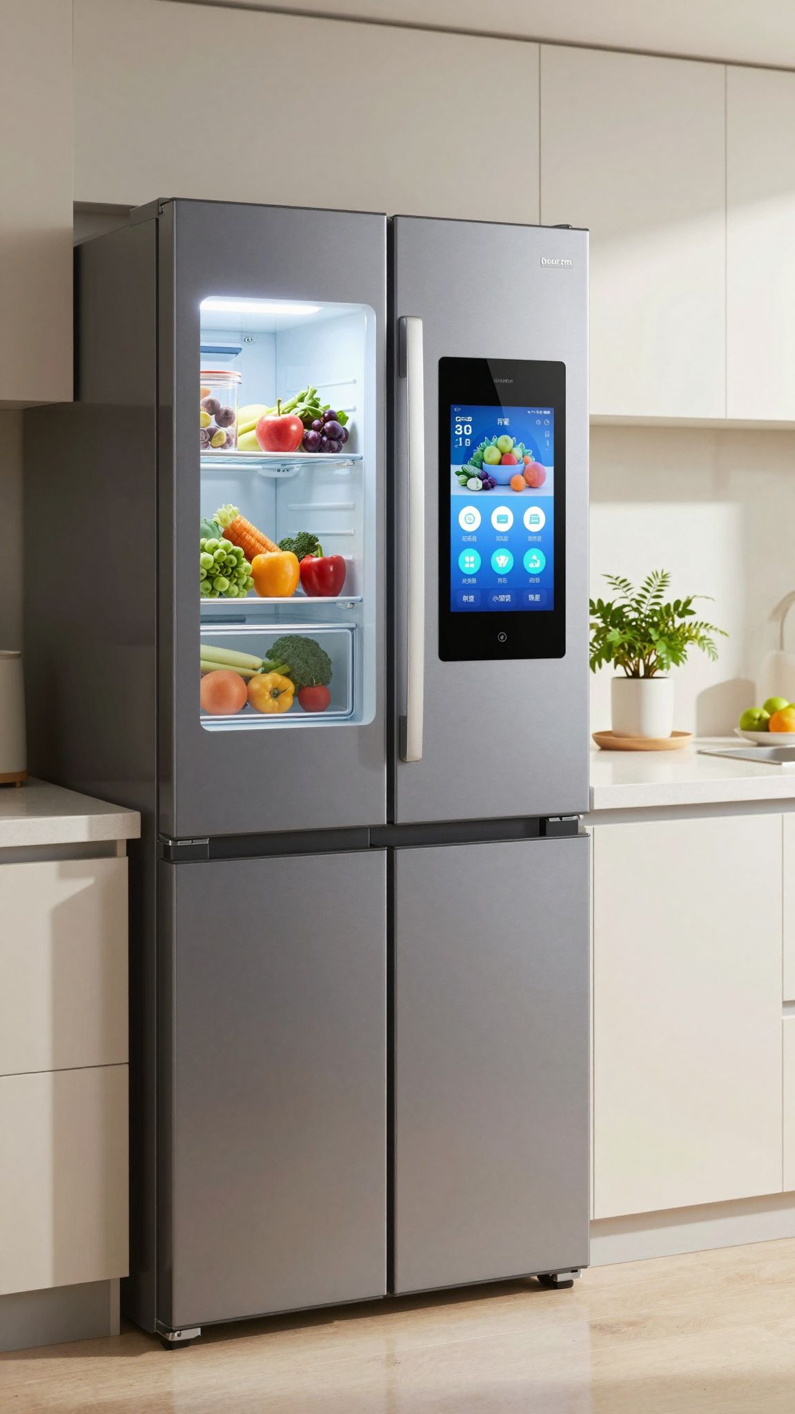 Az okos hűtők energiafogyasztása akár 30%-kal is csökkenhet.