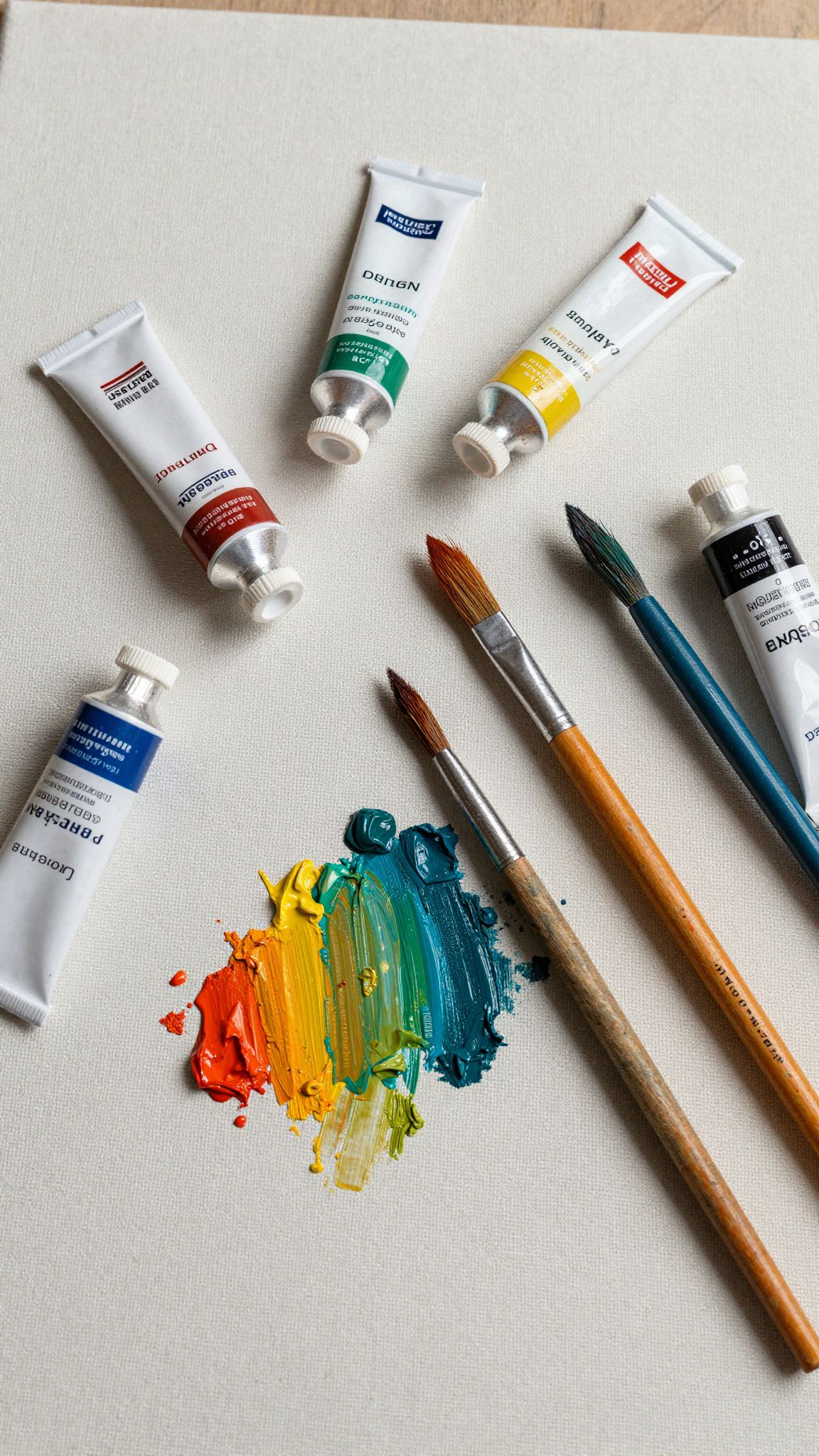 Poncsák Csaba az olaj- és akrilfestészet innovatív technikáit alkalmazza.