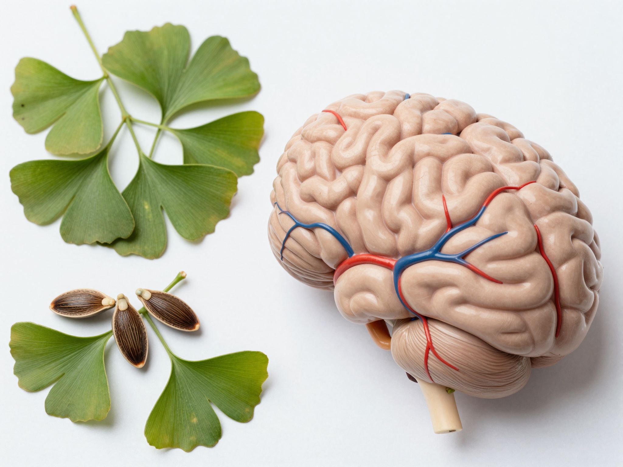 A Ginkgo biloba fokozza az agyi vérkeringést és memóriát.