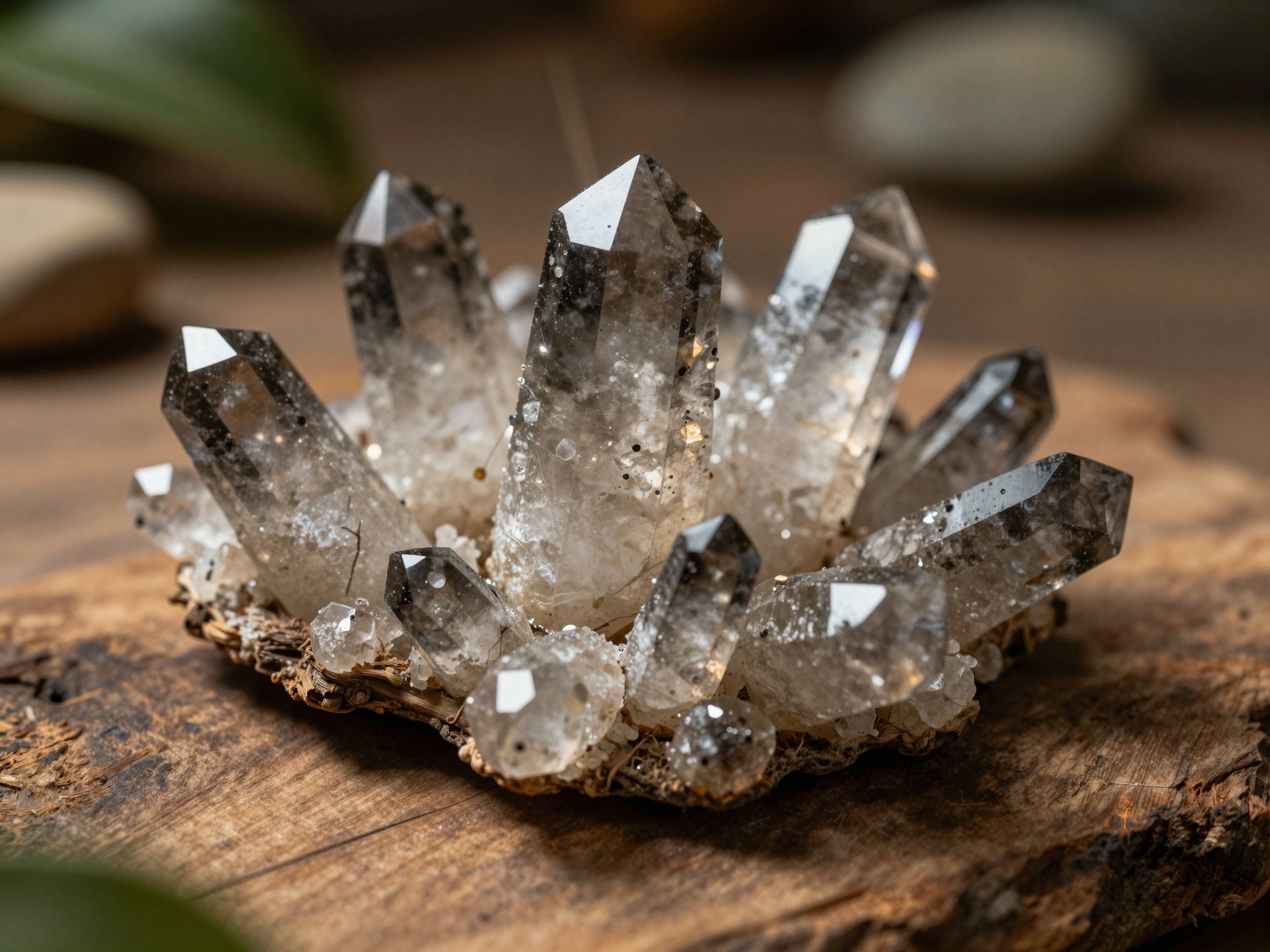 A füstkvarc segít elűzni a negatív energiákat és stresszt.