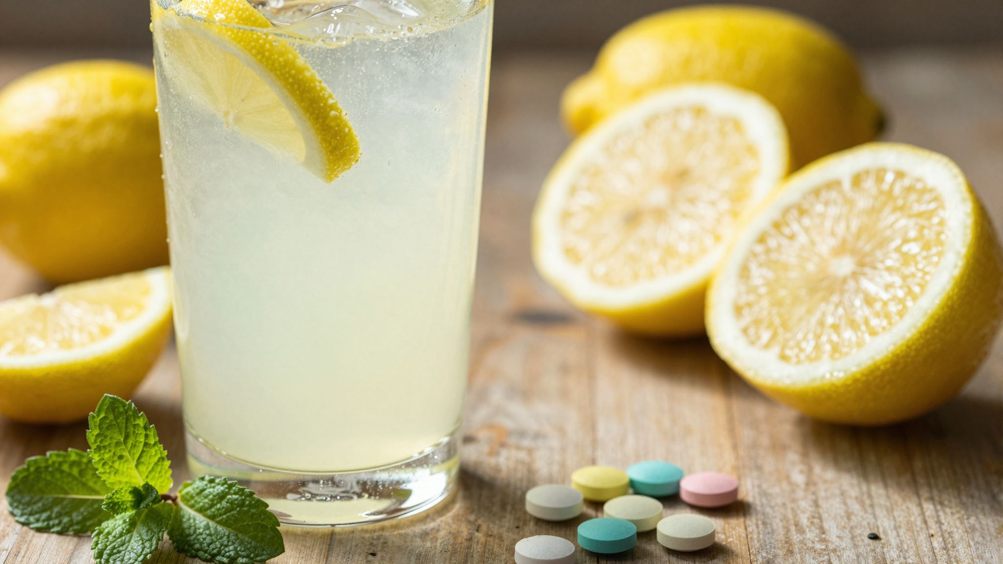 A limonádé természetes elektrolitokat és gyors hidratálást biztosít.