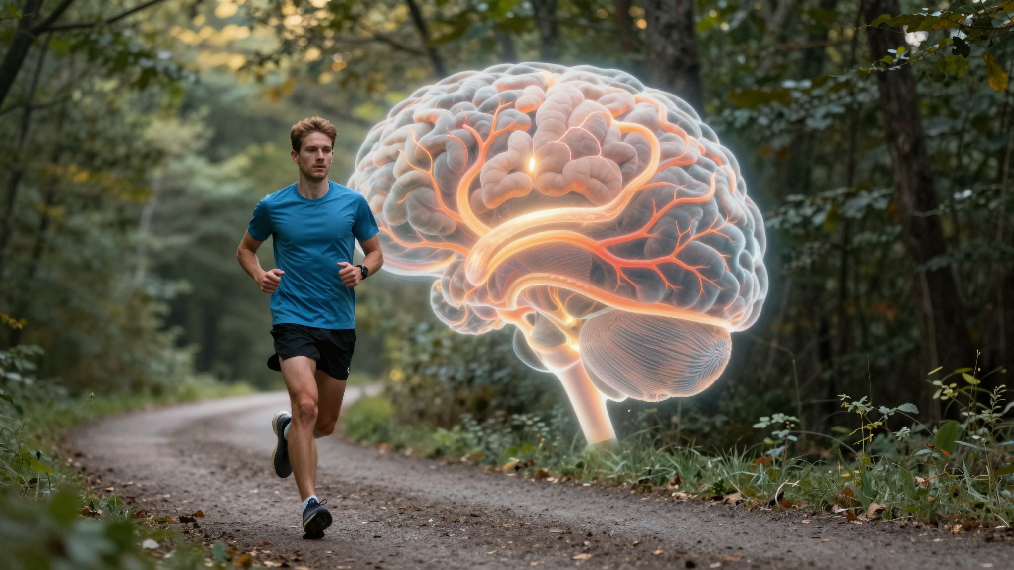 A futás fokozza az agy vérkeringését és oxigénellátását.