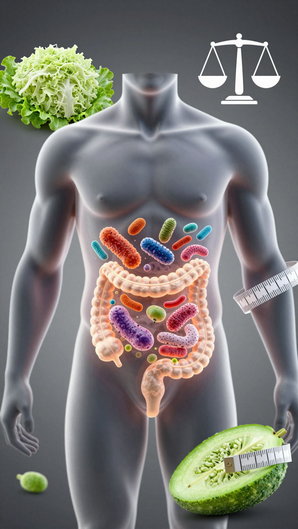 A bélbaktériumok egyensúlya meghatározza az anyagcsere hatékonyságát.