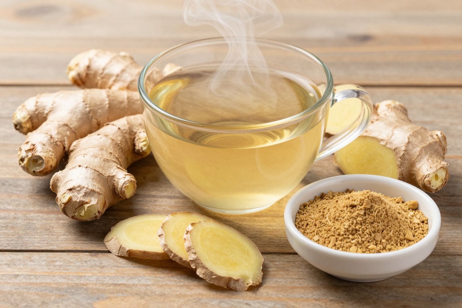 A friss gyömbér tea hatékony vérnyomáscsökkentő lehet.