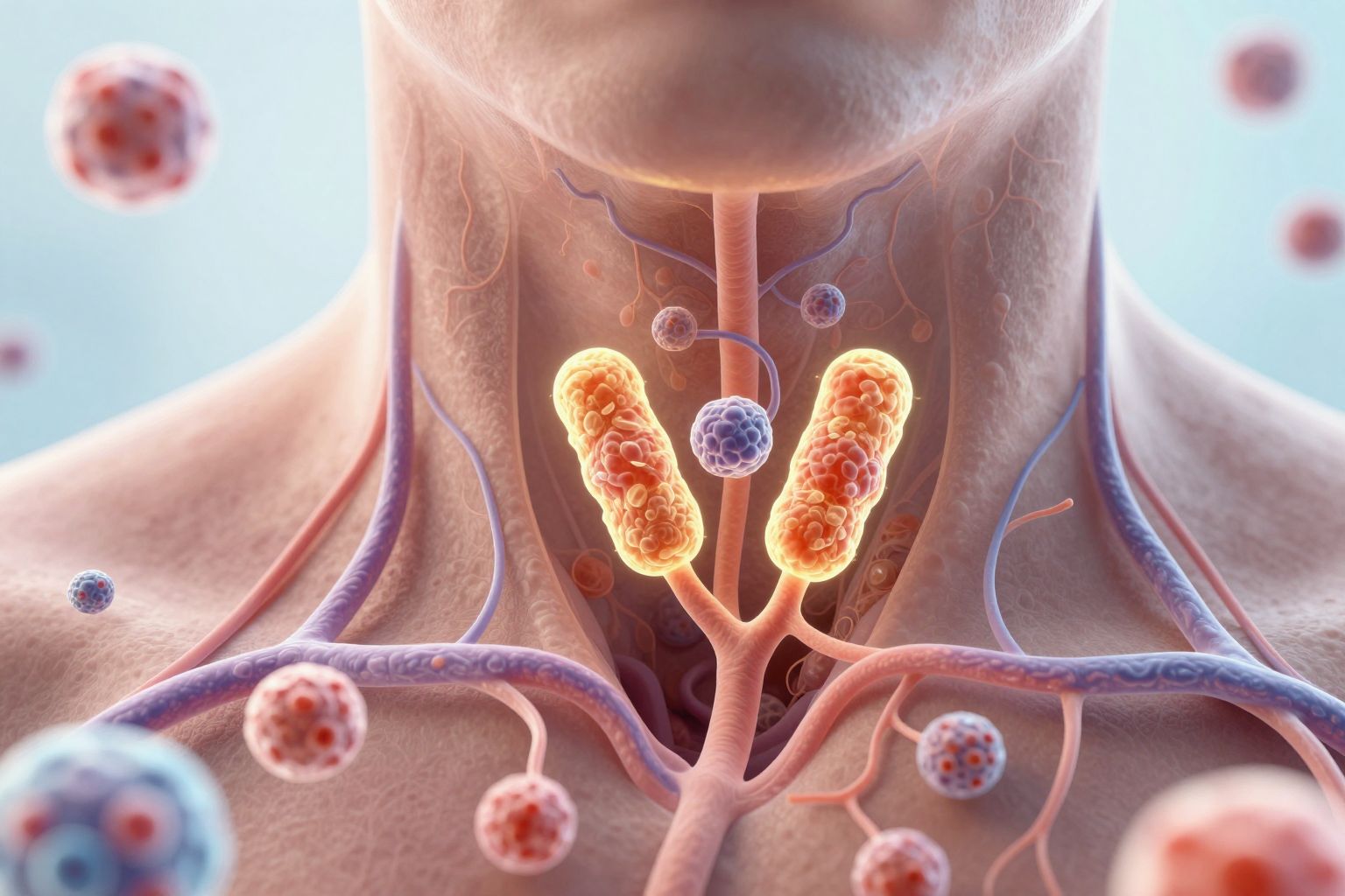 A nyirokszervek szűrik a kórokozókat és aktiválják az immunválaszt.