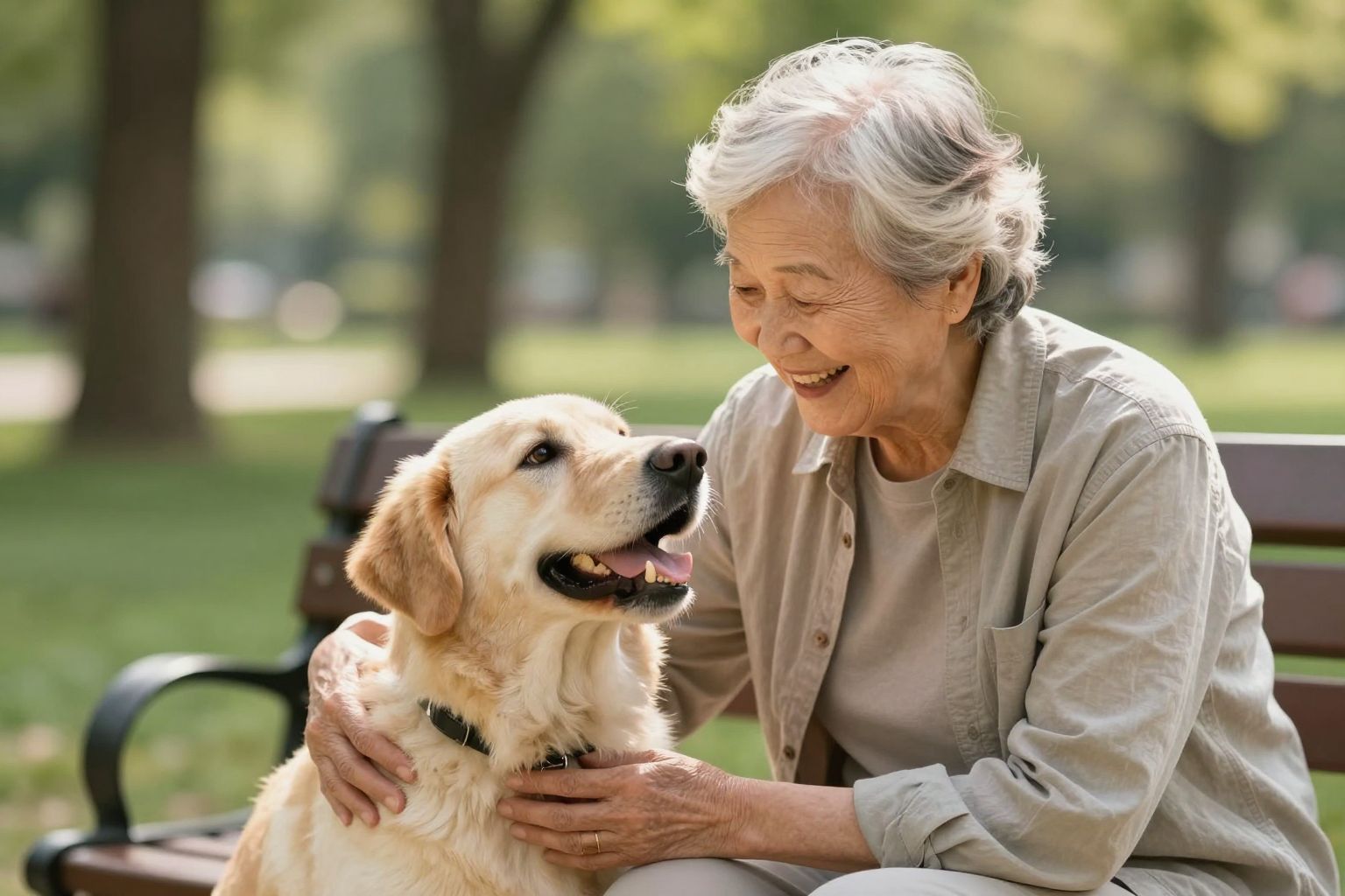 A kutyaterápia jelentősen javítja az idősek kognitív funkcióit.