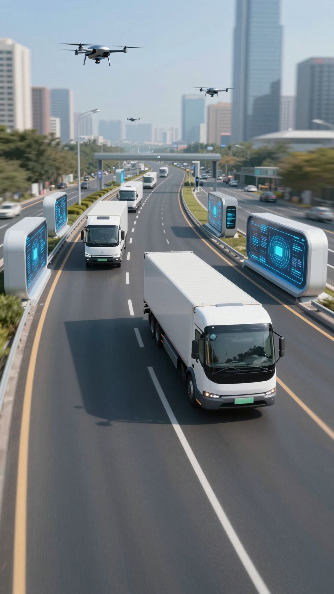 Az elektromos járművek csökkentik a közúti fuvarozás környezeti terhelését.