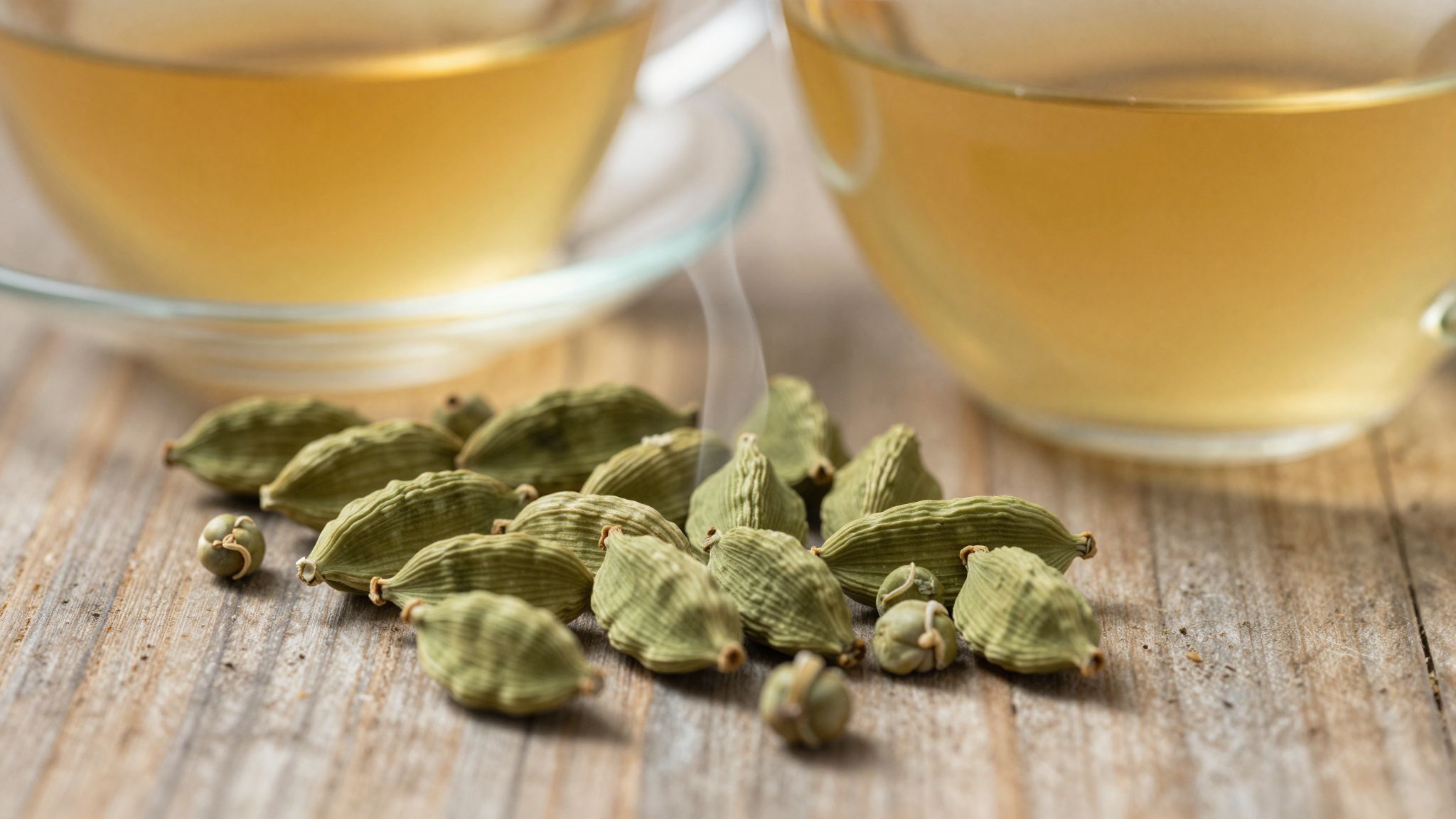 A kardamom segíti a légzés javítását és emésztés serkentését.