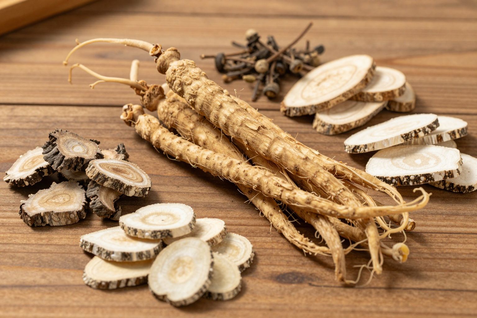 Kínai angelikát gyakran kombinálják más gyógynövényekkel terápiás hatásért.