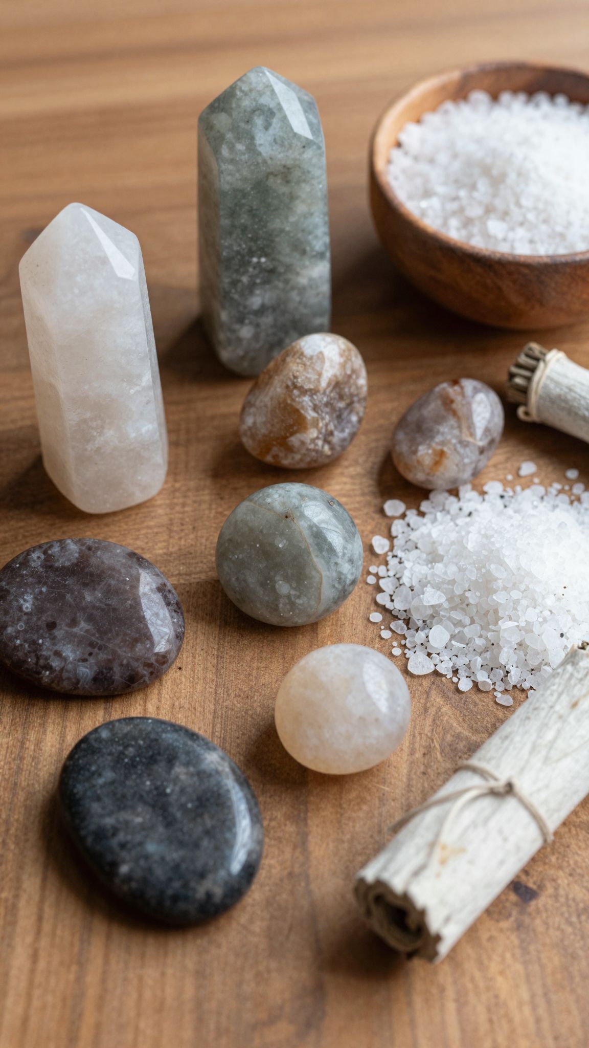 A kristályokat rendszeresen tisztítani kell pozitív energiáért.