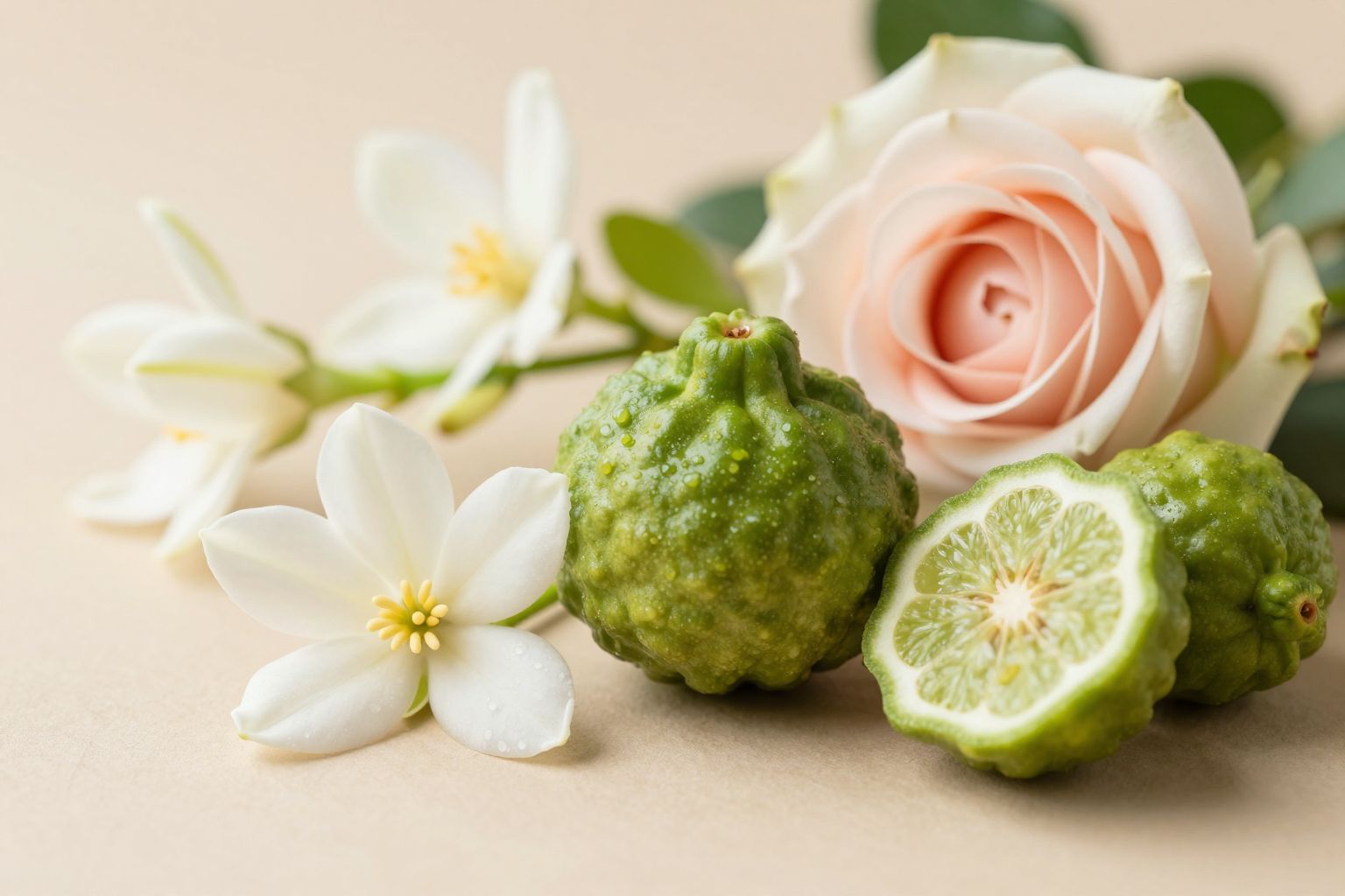 Az ylang-ylang, rózsa és bergamott harmonizálja a hangulatot.