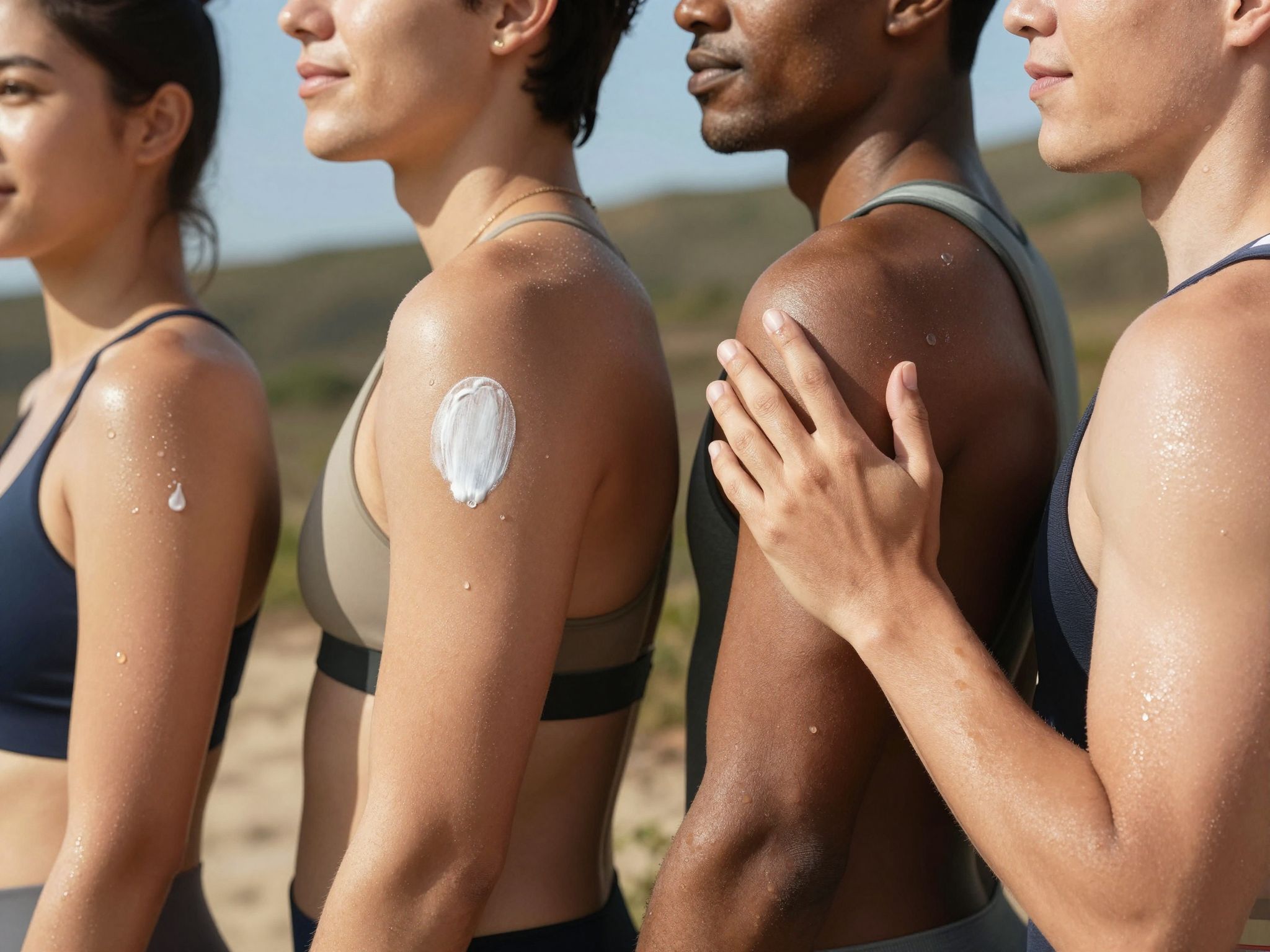 A vízálló fényvédők izzadságban is hosszabb védelmet nyújtanak.