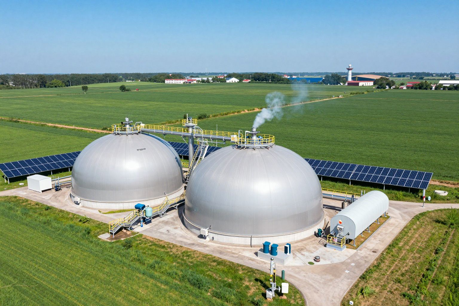 A biogáz csökkenti a metánkibocsátást és energiahordozót biztosít.