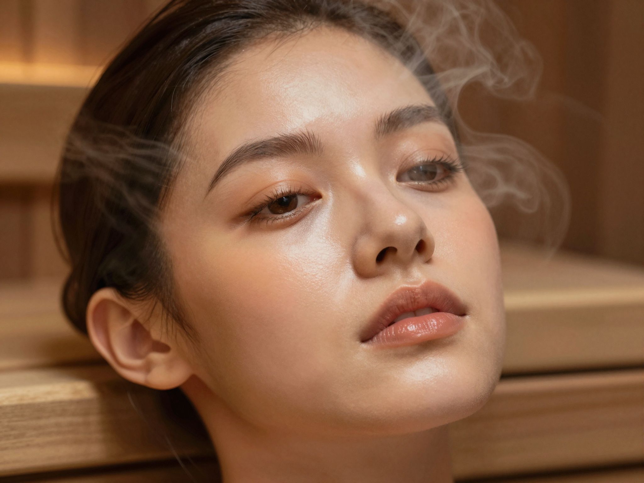 A szauna hője serkenti a bőr vérkeringését, ragyogást adva.