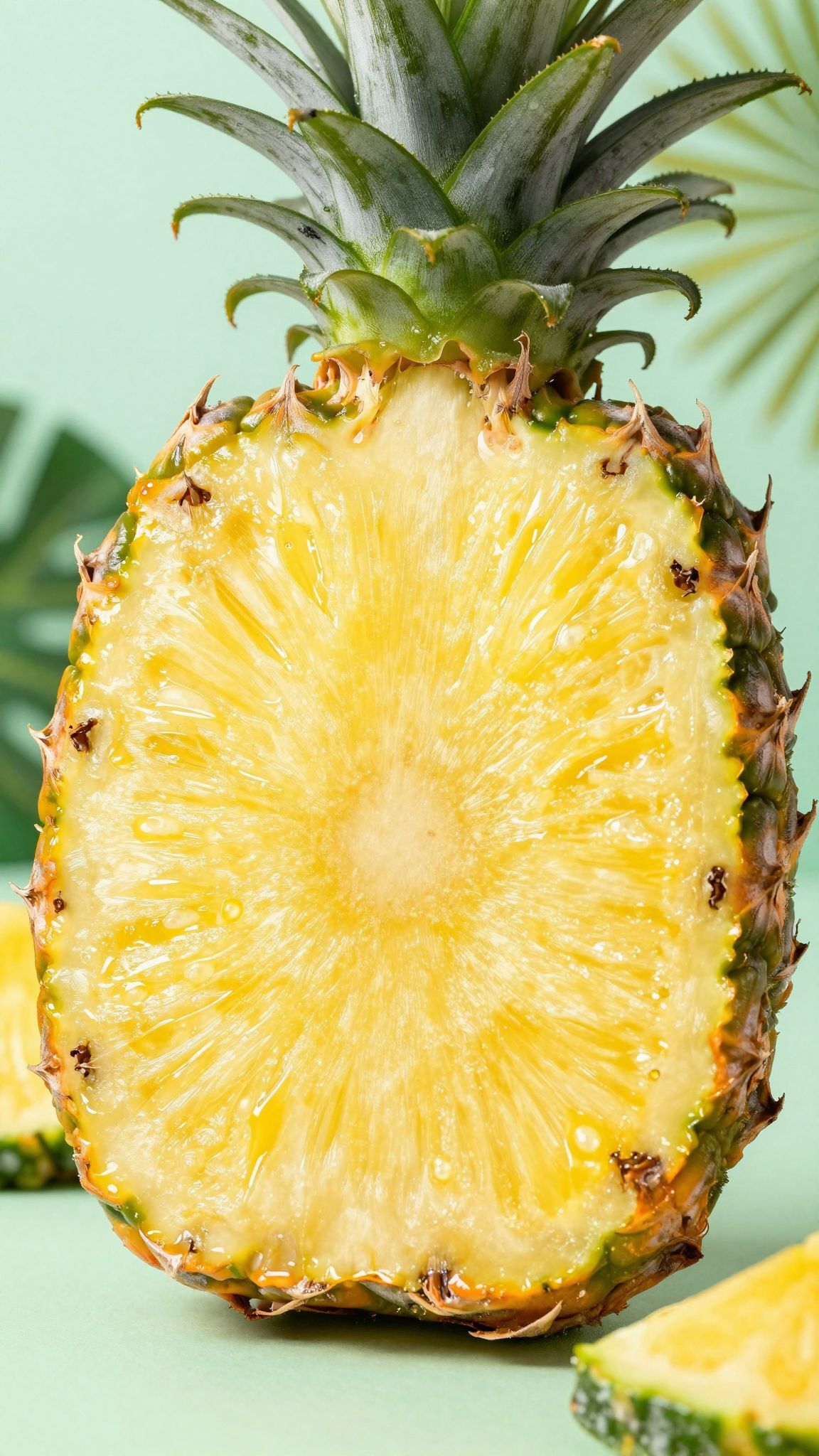 A bromelain gyulladáscsökkentő és emésztést segítő fehérjeenzim.