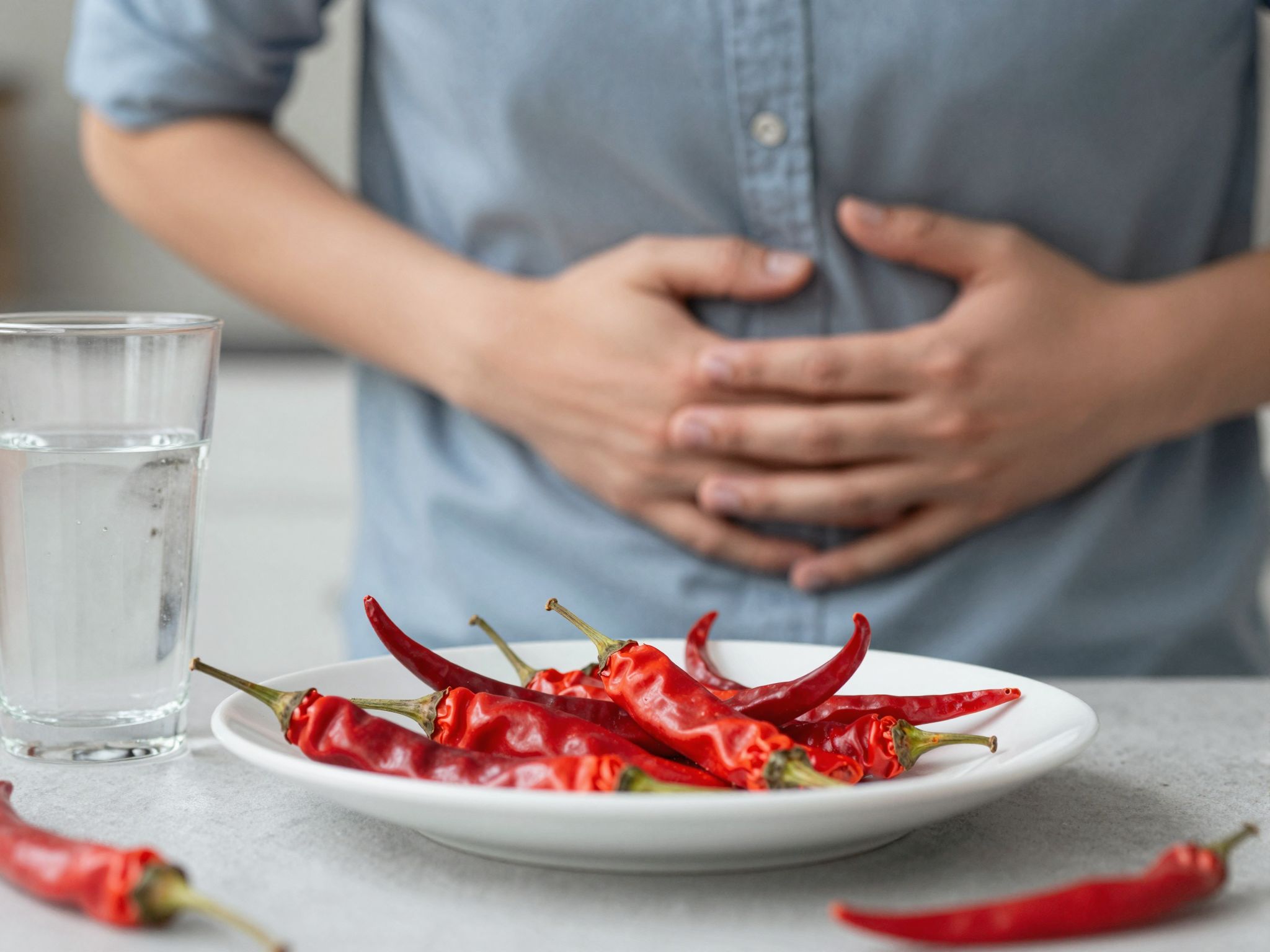 A csípős paprika fokozhatja a gyomorégést és refluxot.
