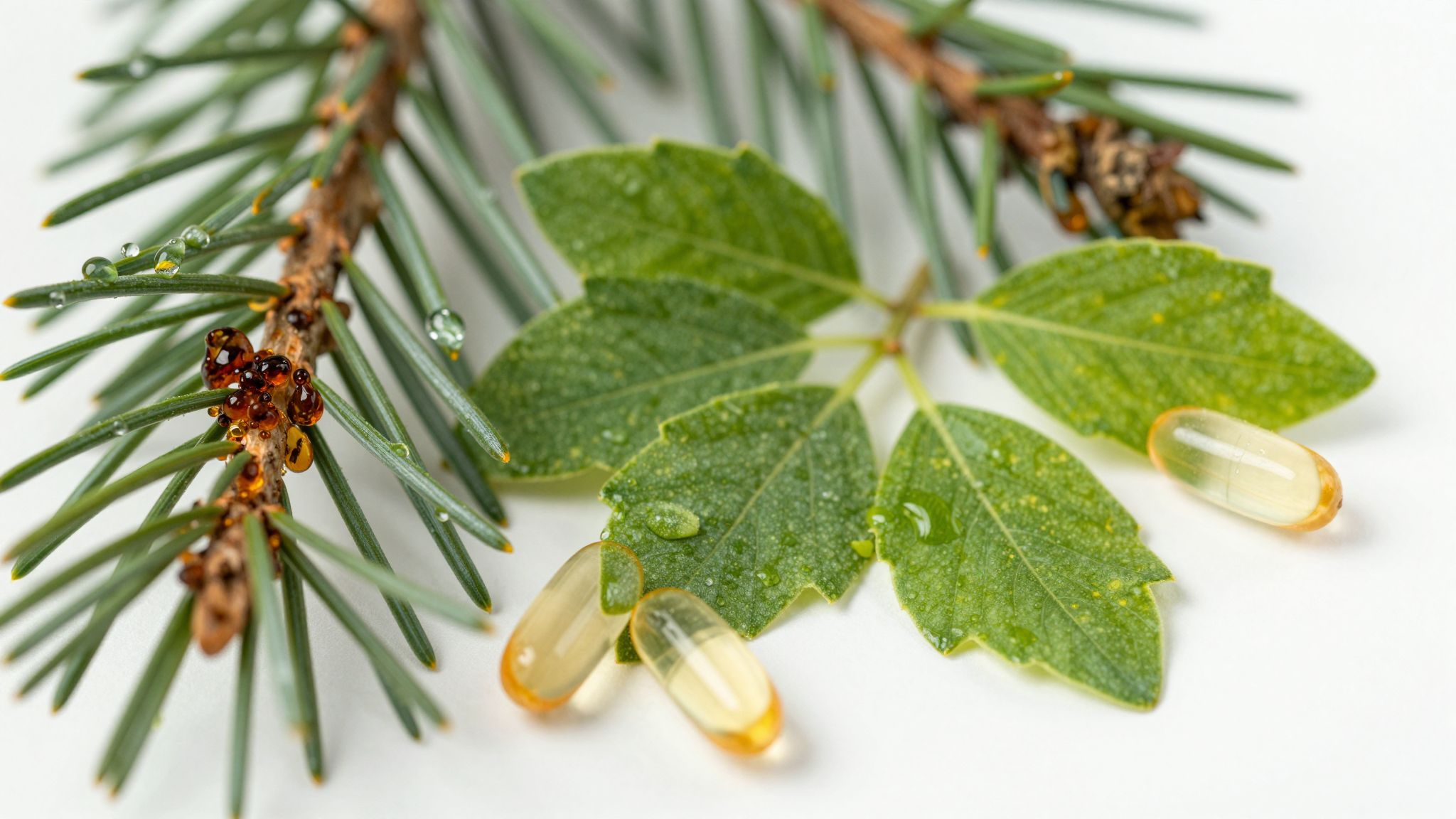 A terpének és flavonoidok fokozzák a fenyőszirup gyulladáscsökkentő hatását.