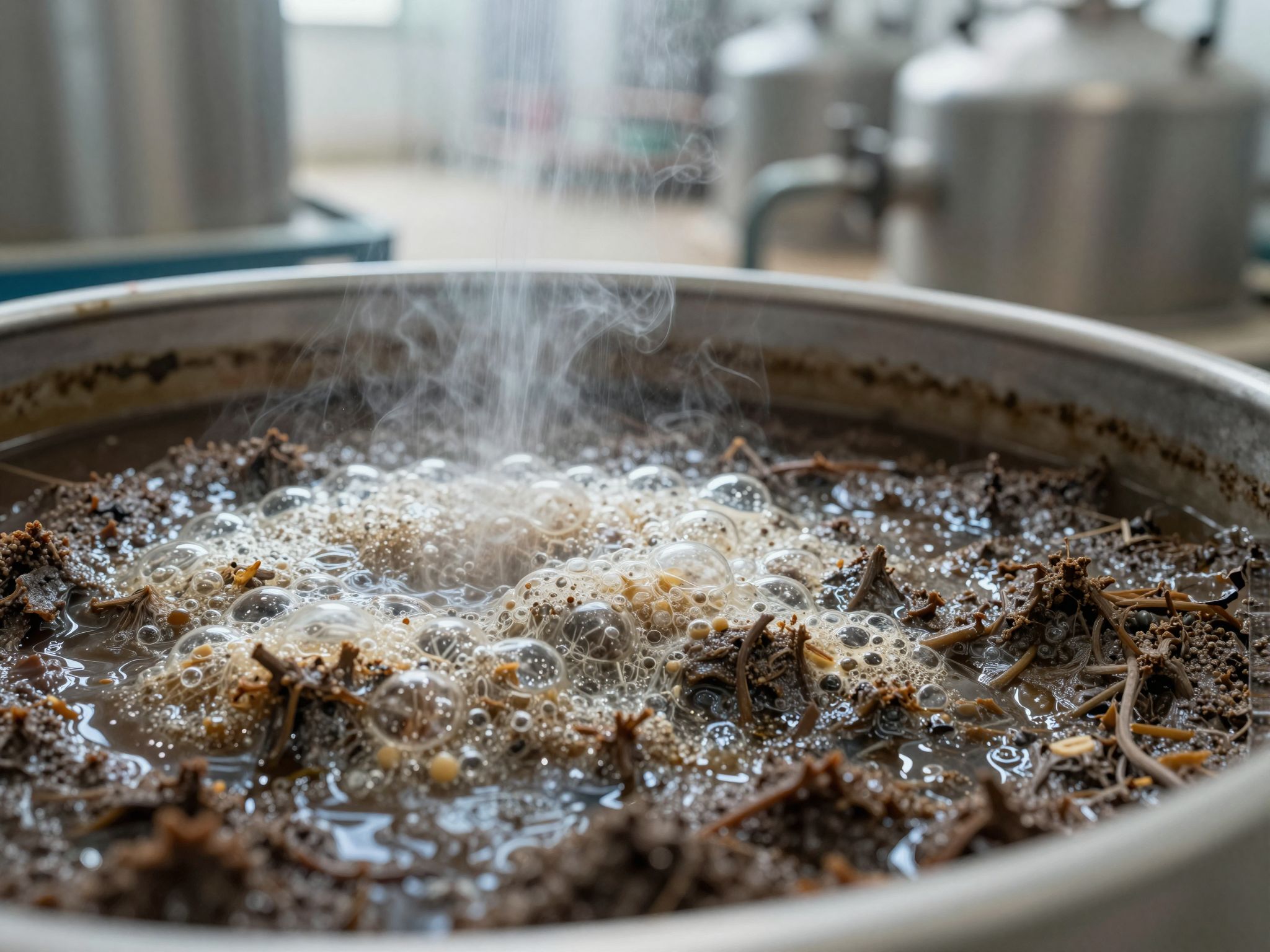 A fermentáció során metán és szén-dioxid keletkezik anaerob környezetben.