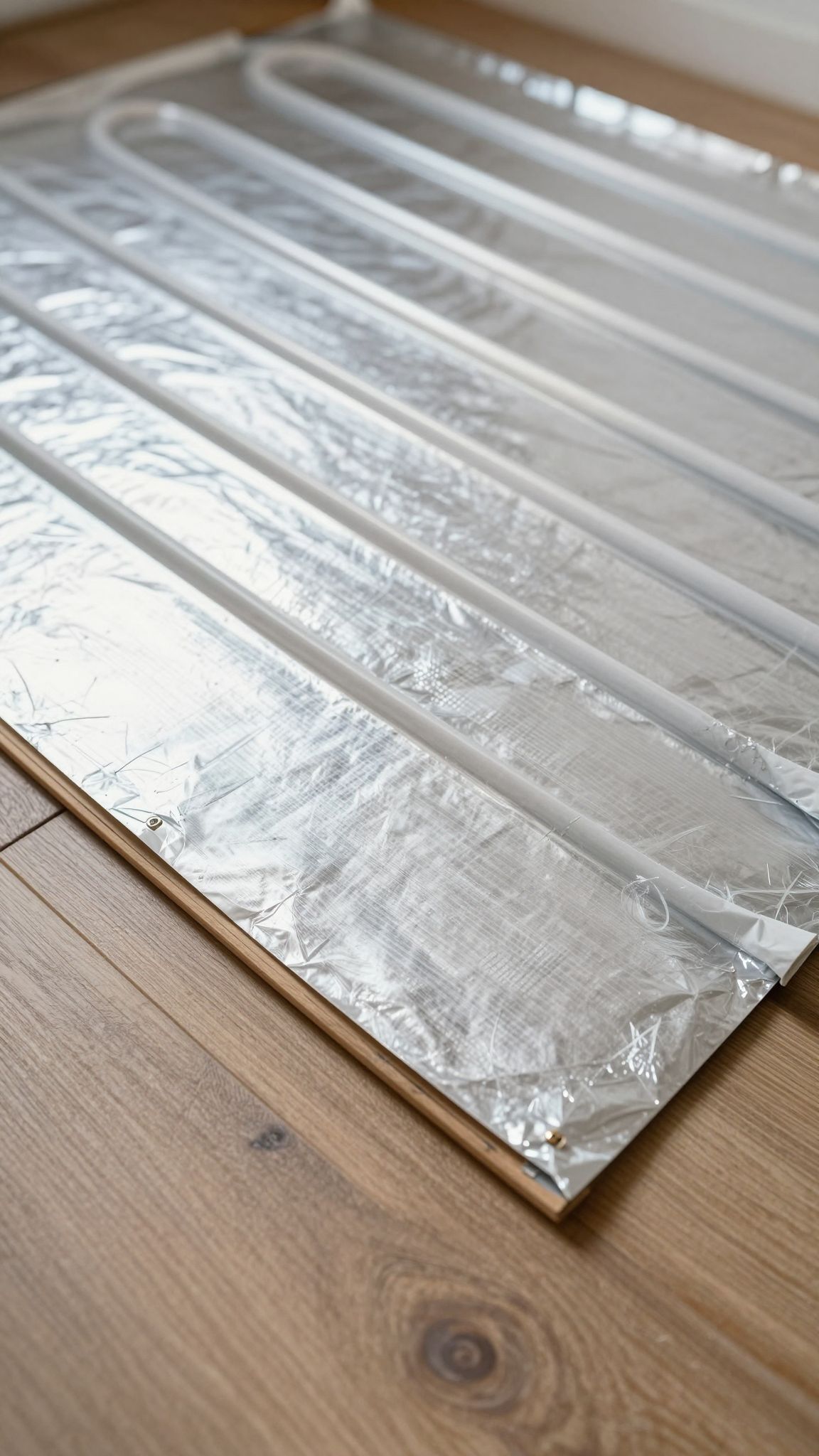 A futófólia hatékonyan akadályozza a páraképződést padlófűtésben.