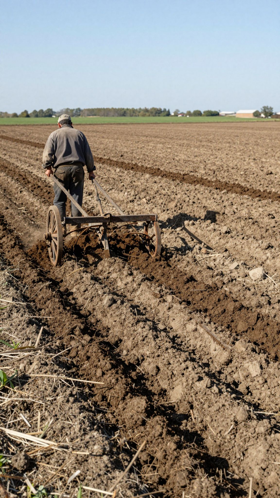 A hagyományos talajművelés gyakran rontja a talajszerkezetet.
